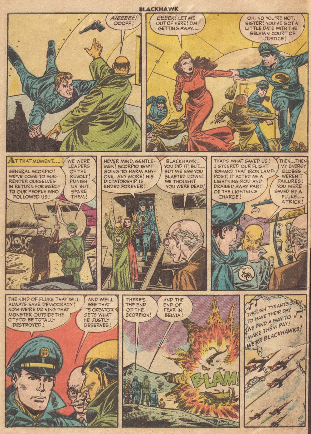 Read online Blackhawk (1957) comic -  Issue #100 - 32