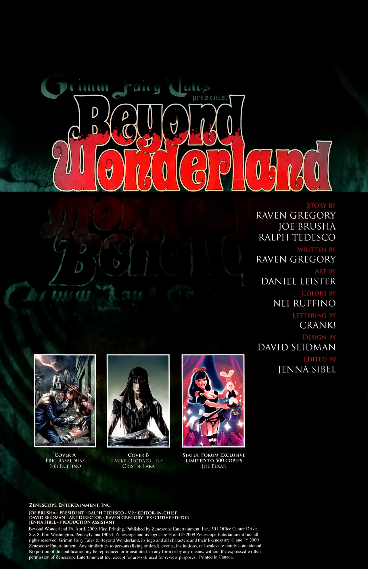 Read online Grimm Fairy Tales: Beyond Wonderland comic -  Issue #6 - 3