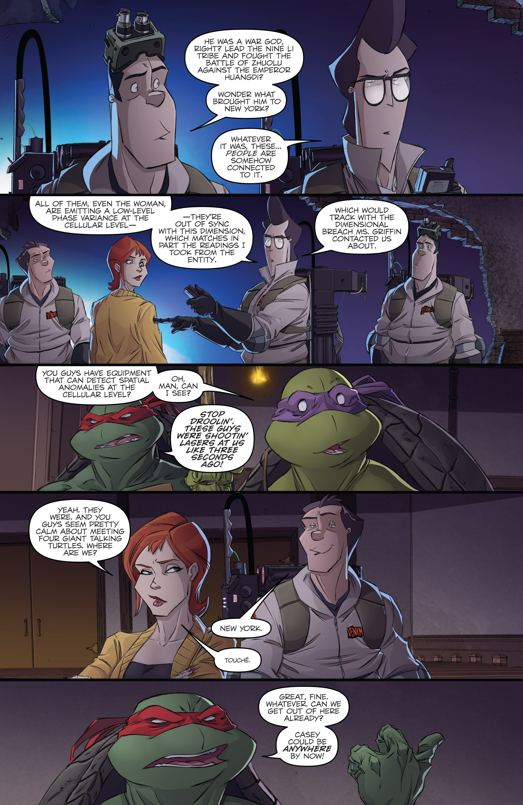 Read online Teenage Mutant Ninja Turtles/Ghostbusters comic -  Issue #2 - 10