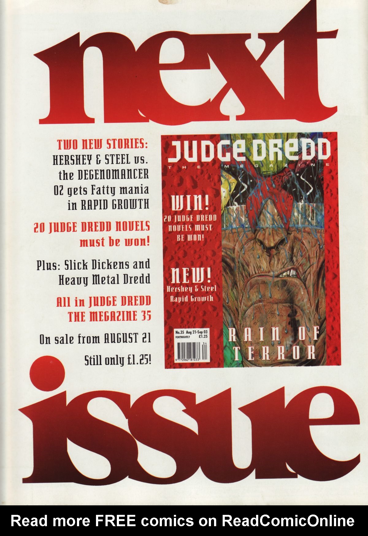 Read online Judge Dredd: The Megazine (vol. 2) comic -  Issue #34 - 44