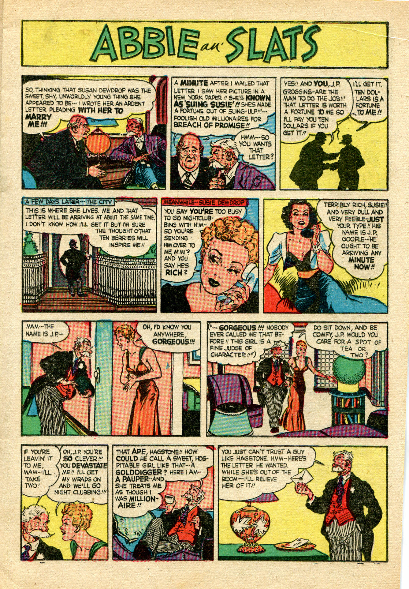 Read online Fritzi Ritz (1948) comic -  Issue #7 - 17