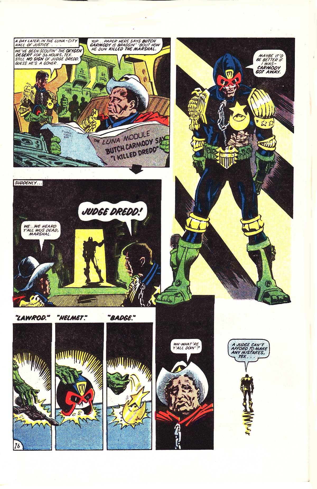 Read online Judge Dredd: The Early Cases comic -  Issue #5 - 28