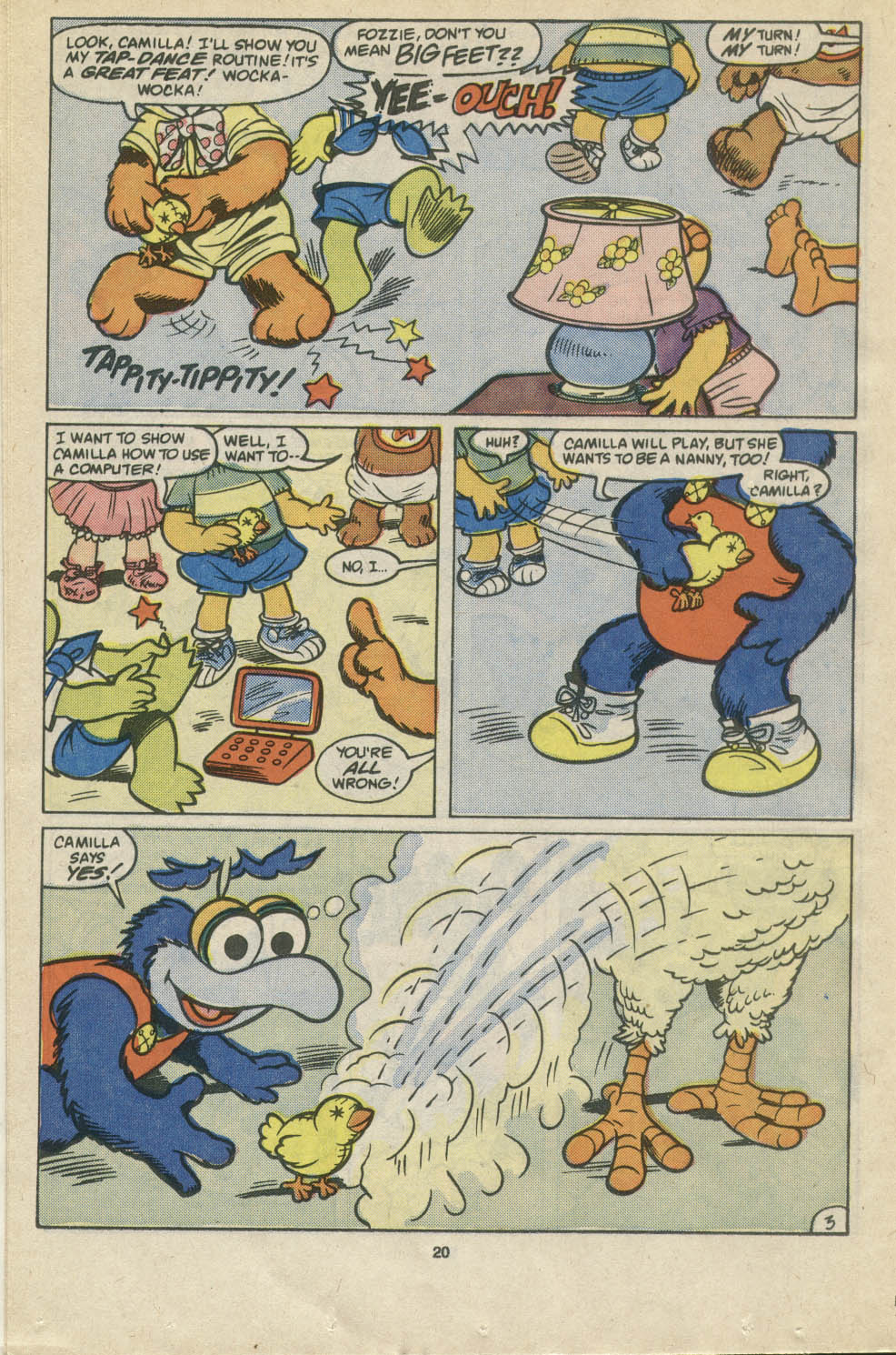 Read online Muppet Babies comic -  Issue #19 - 22