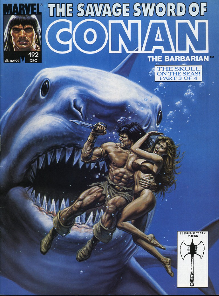 Read online The Savage Sword Of Conan comic -  Issue #192 - 1