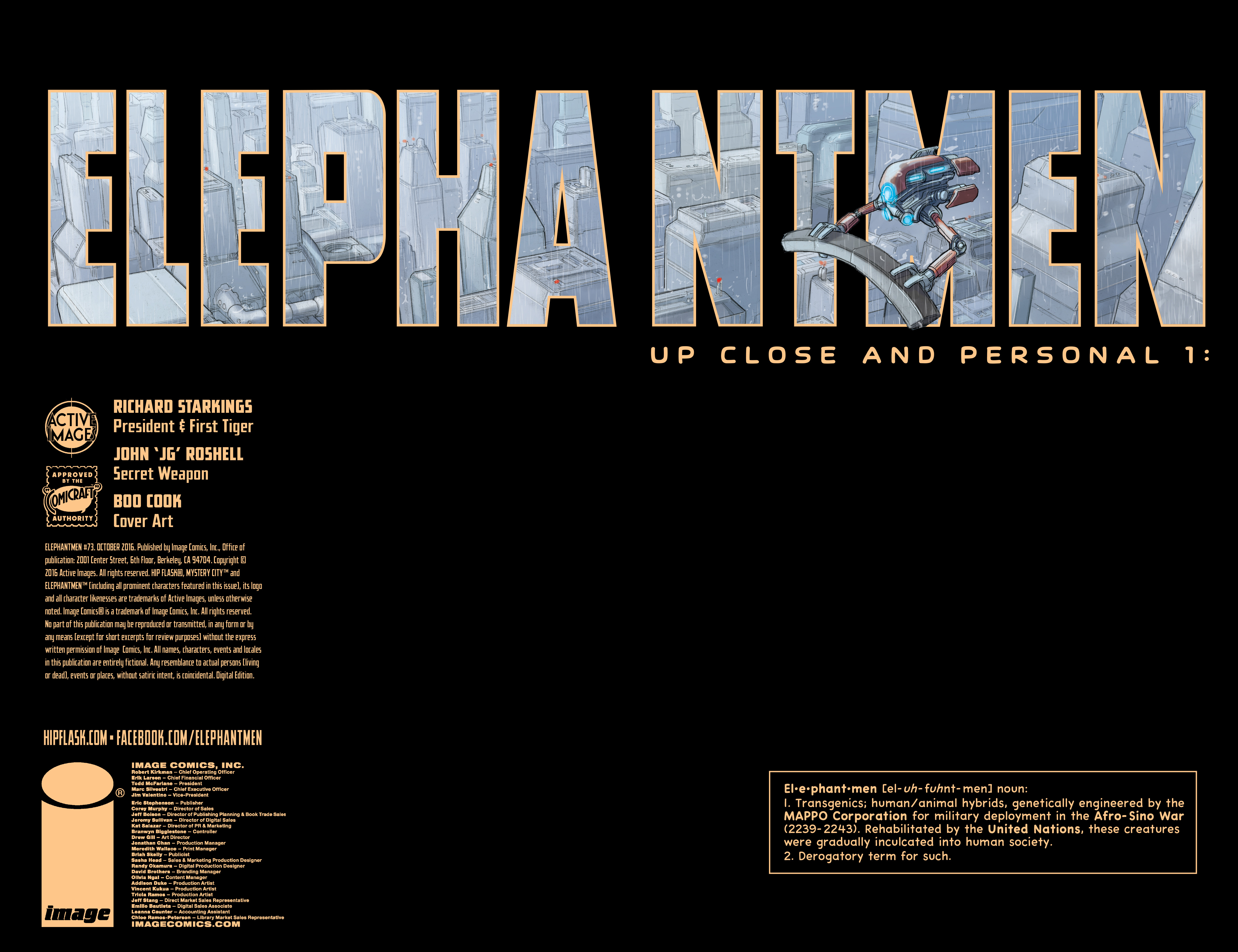 Read online Elephantmen comic -  Issue #73 - 2