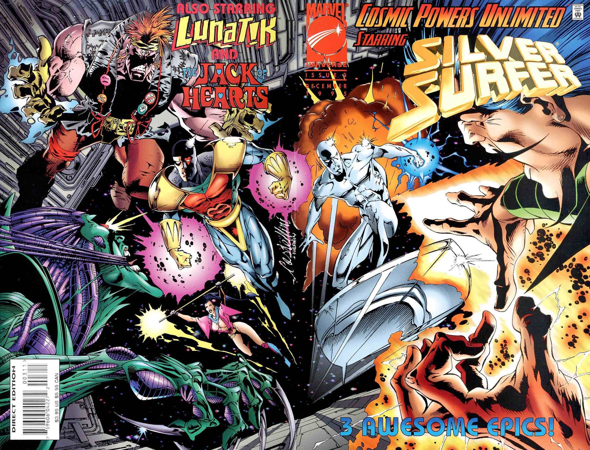 Read online Cosmic Powers Unlimited comic -  Issue #3 - 1