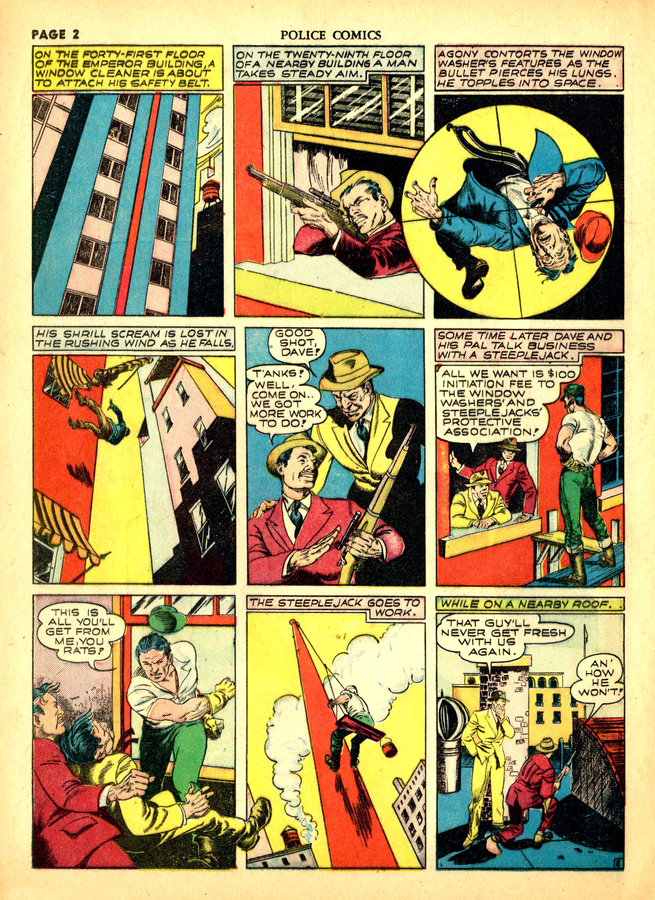 Read online Police Comics comic -  Issue #1 - 5