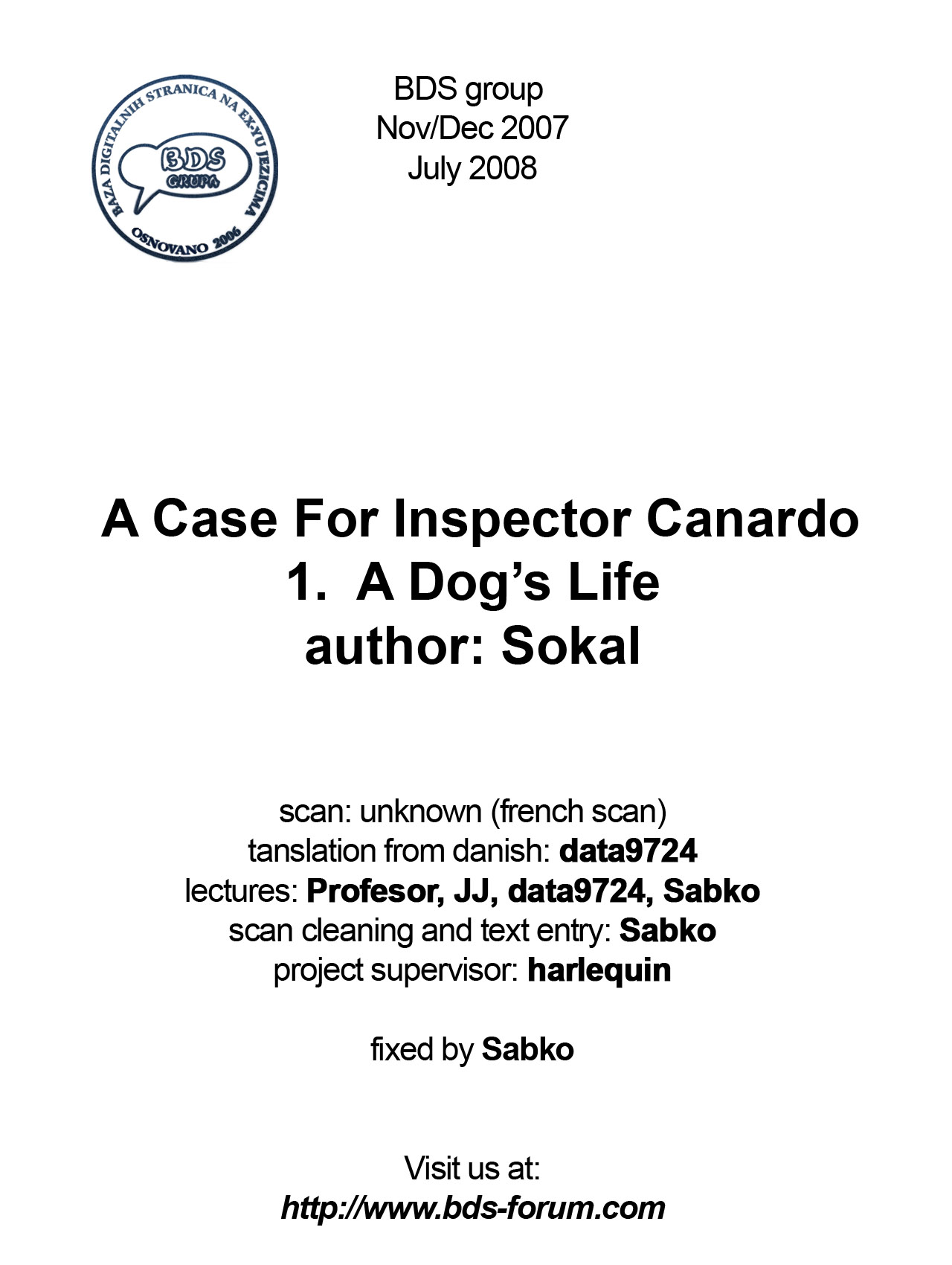 Read online Une enquête de l'inspecteur Canardo comic -  Issue #1 - 4