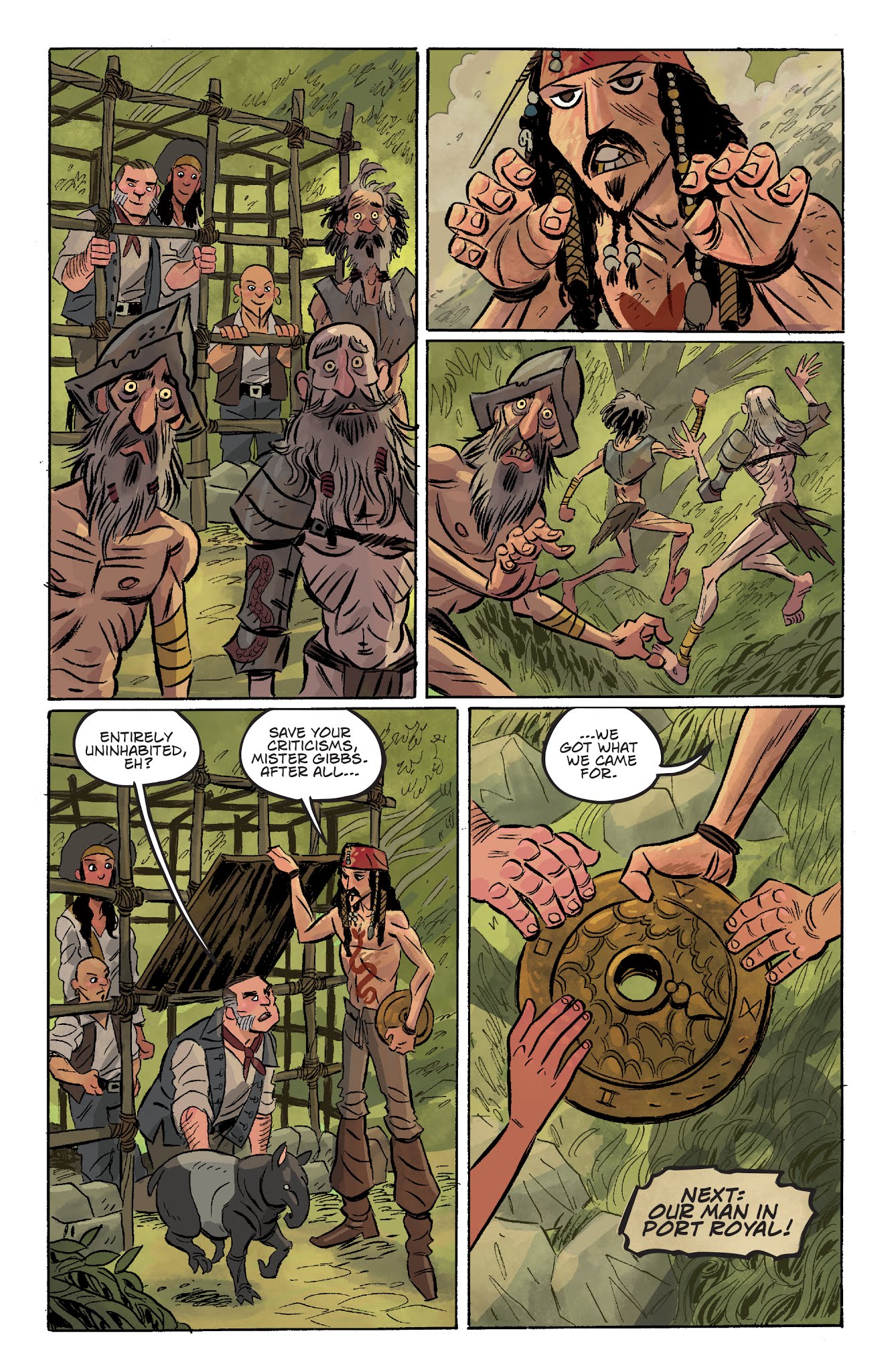 Read online Disney Pirates of the Caribbean comic -  Issue #4 - 24