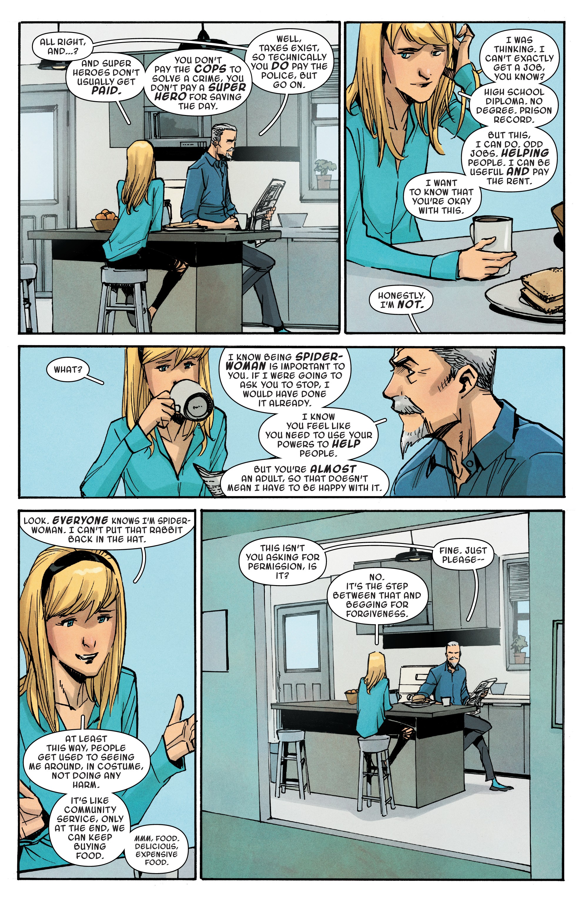 Read online Spider-Gwen: Ghost-Spider comic -  Issue #6 - 6