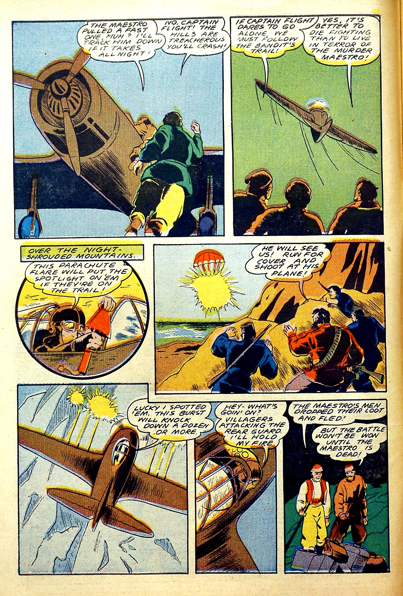 Read online Captain Flight Comics comic -  Issue #6 - 8