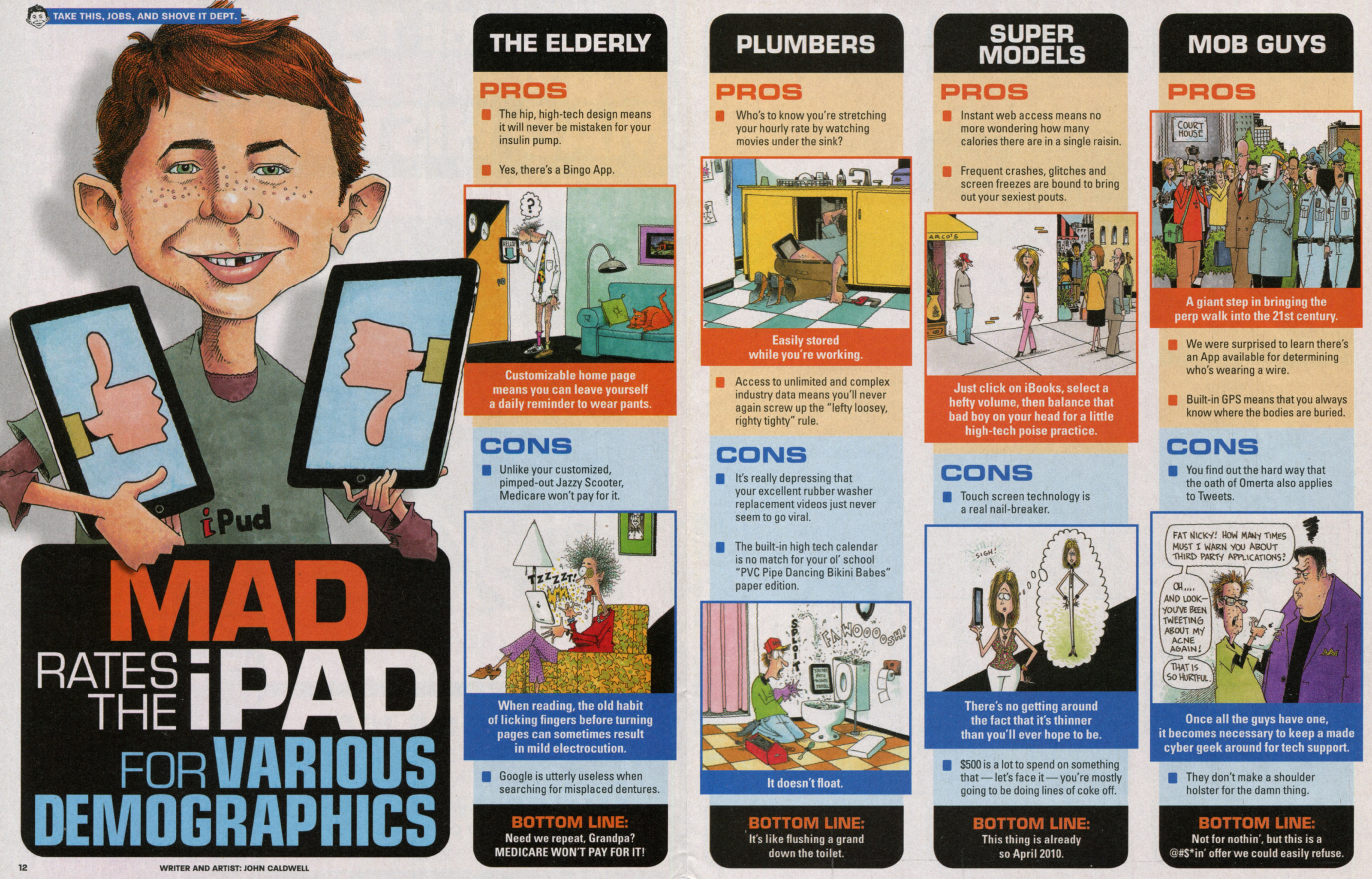 Read online MAD comic -  Issue #504 - 12