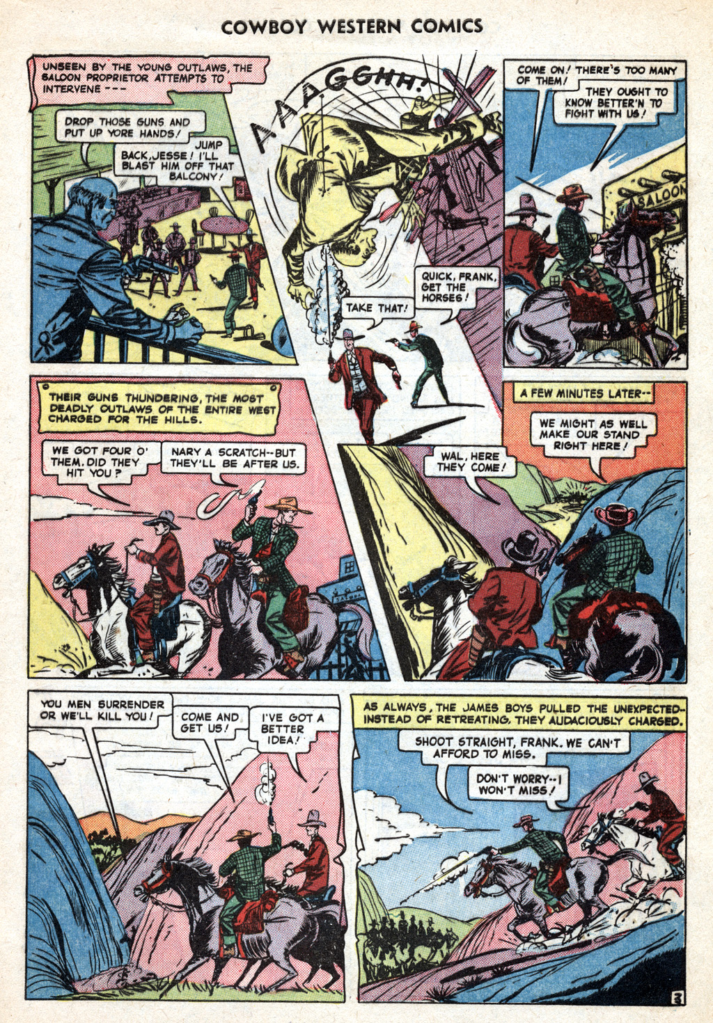 Read online Cowboy Western Comics (1948) comic -  Issue #32 - 5