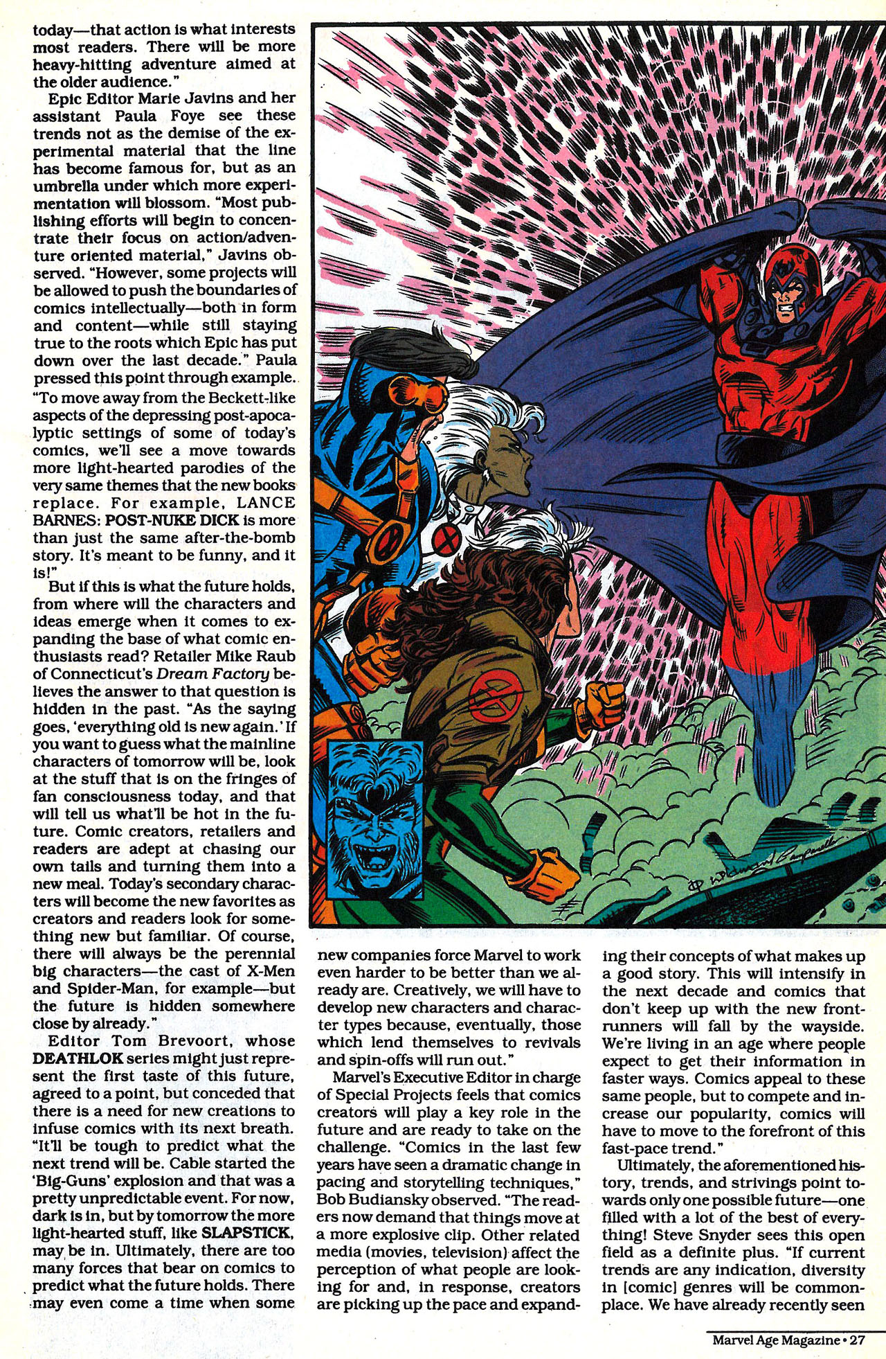 Read online Marvel Age comic -  Issue #120 - 28