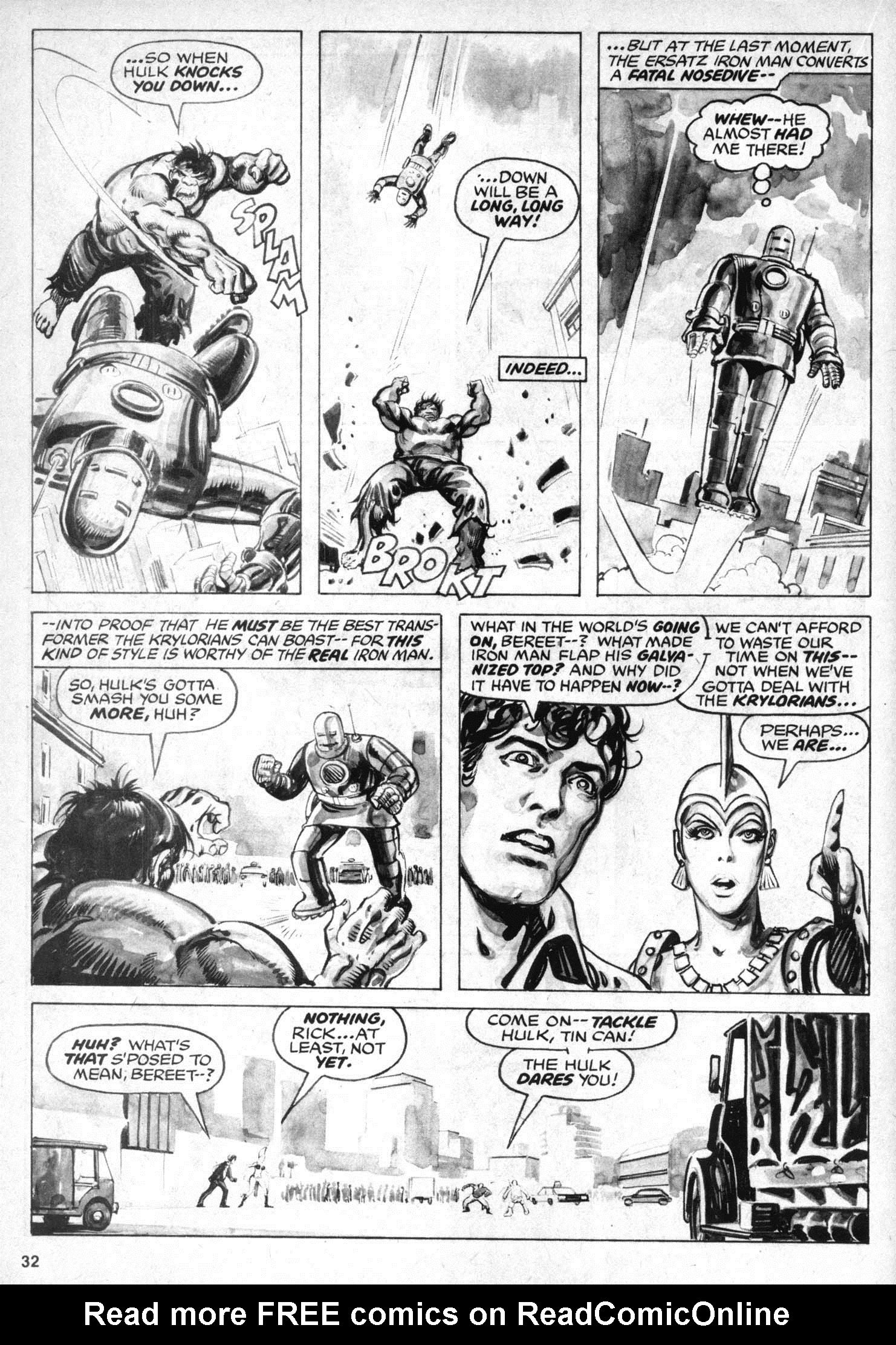 Read online The Rampaging Hulk comic -  Issue #8 - 32