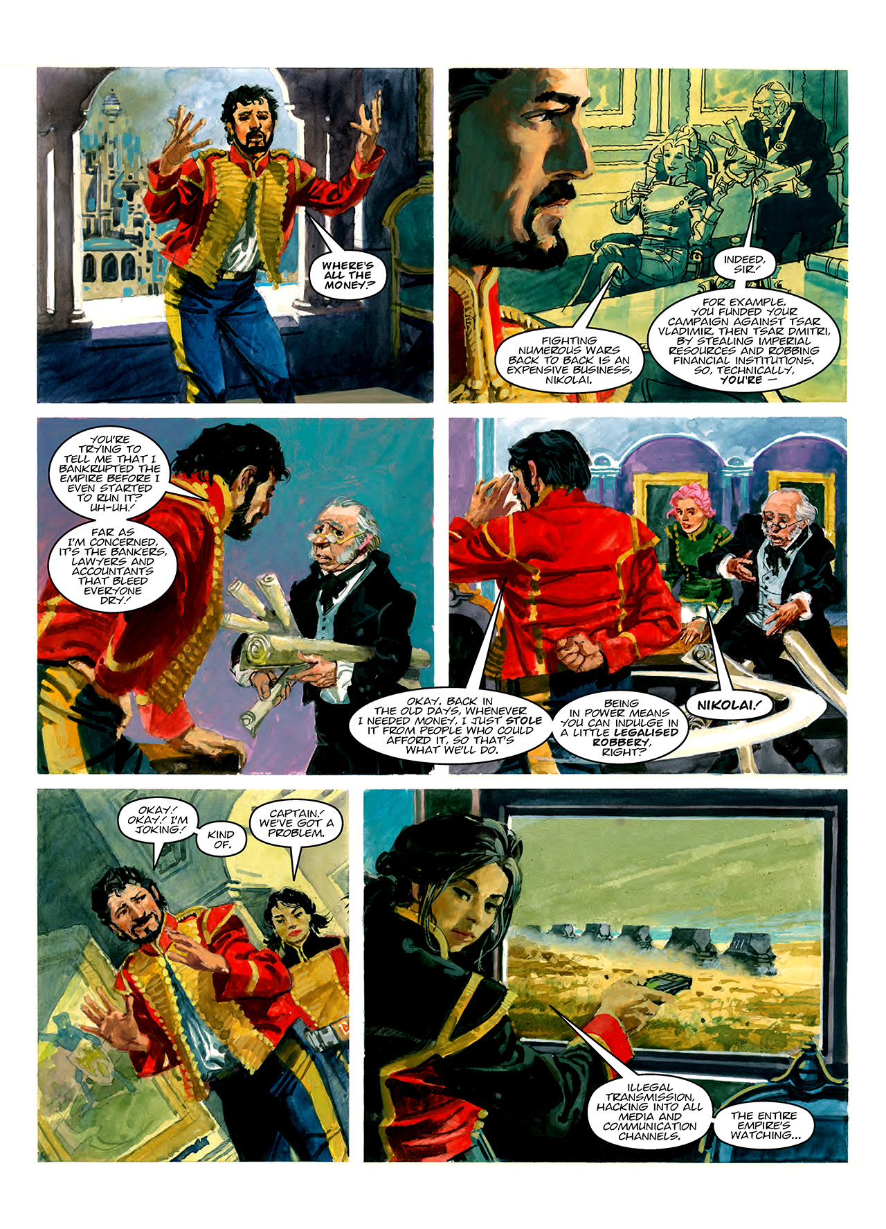 Read online Nikolai Dante comic -  Issue # TPB 11 - 135