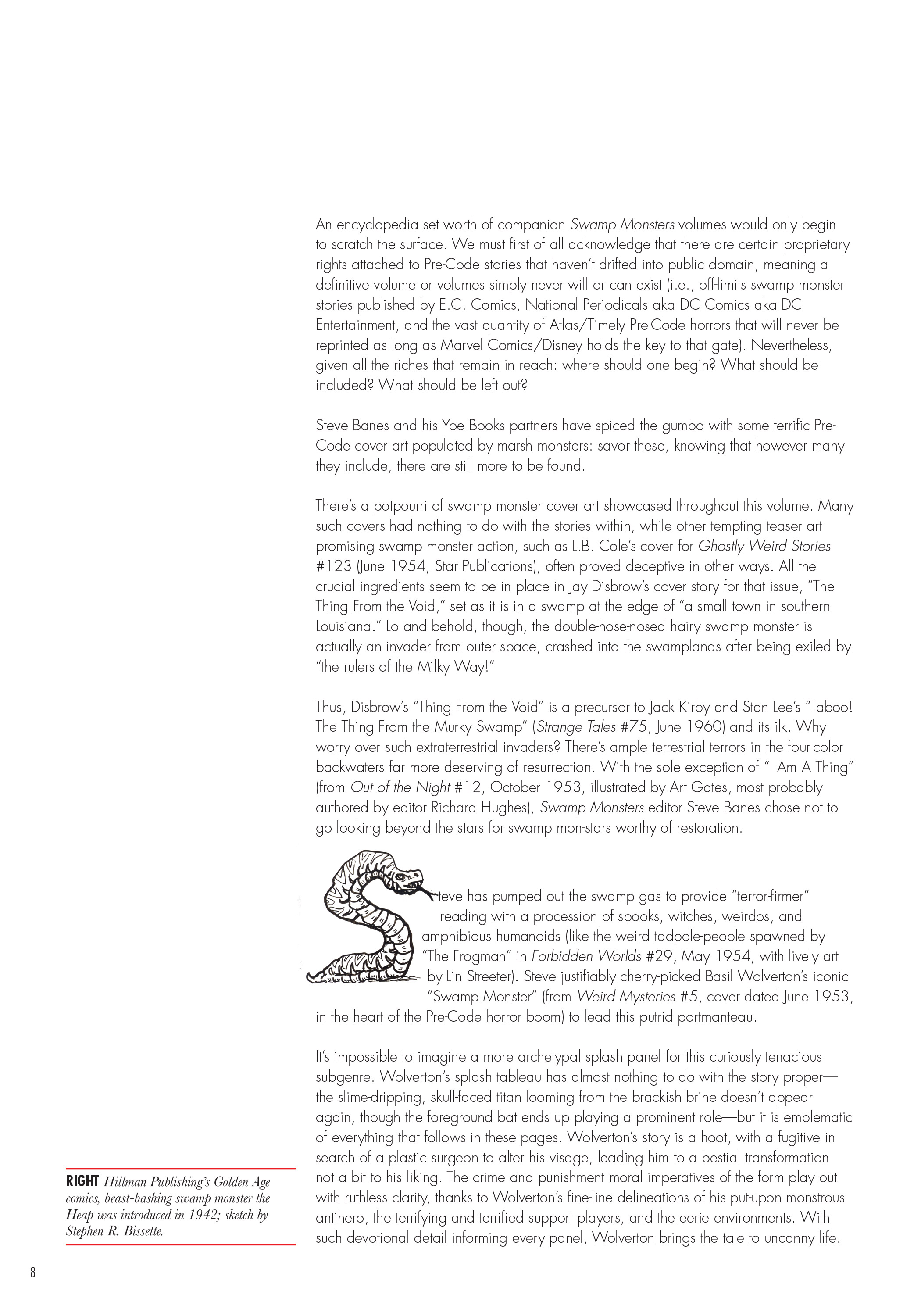 Read online Classic Monsters of Pre-Code Horror Comics: Swamp Monsters comic -  Issue # TPB - 9