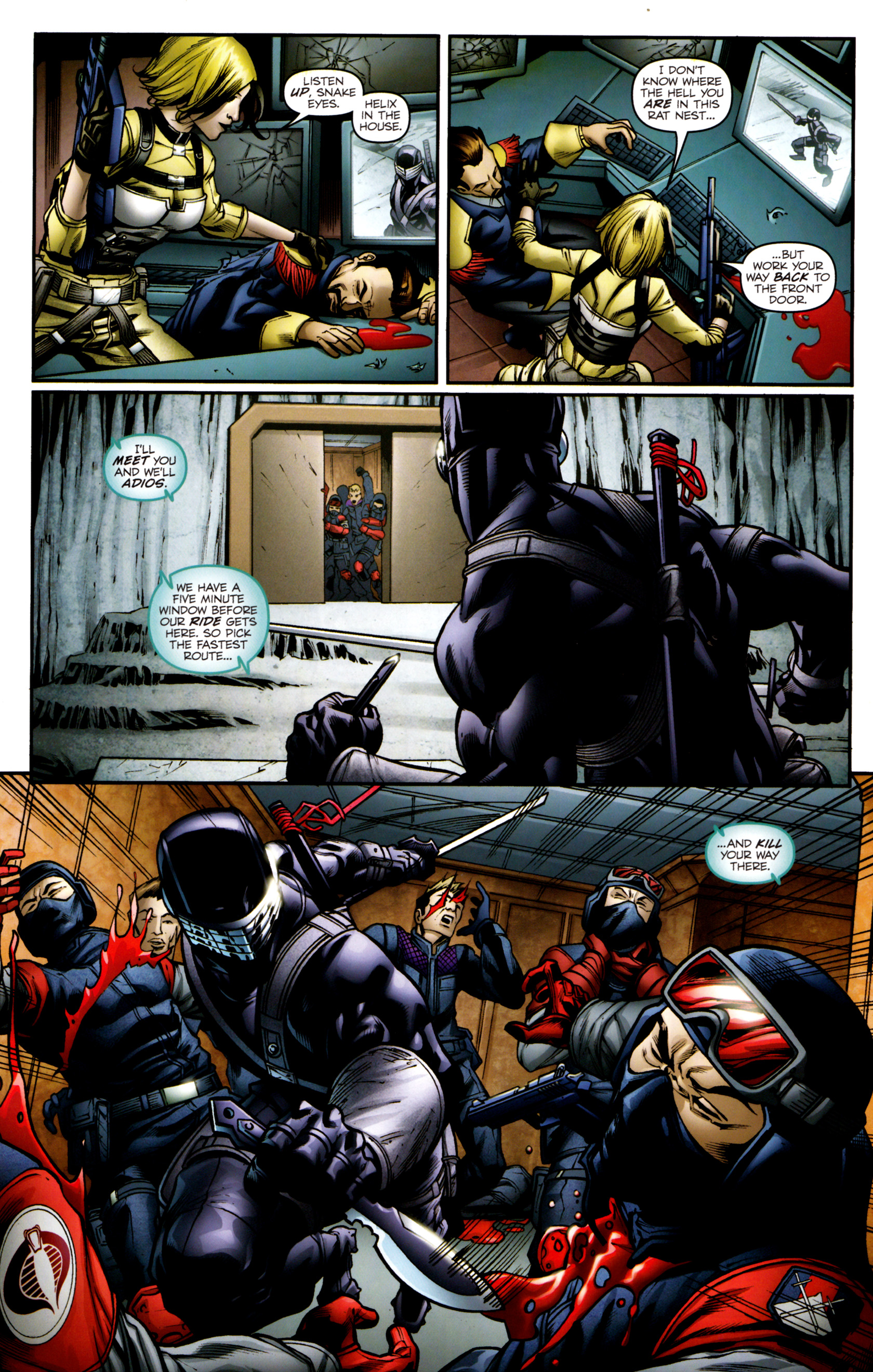 Read online G.I. Joe: Snake Eyes comic -  Issue #4 - 16