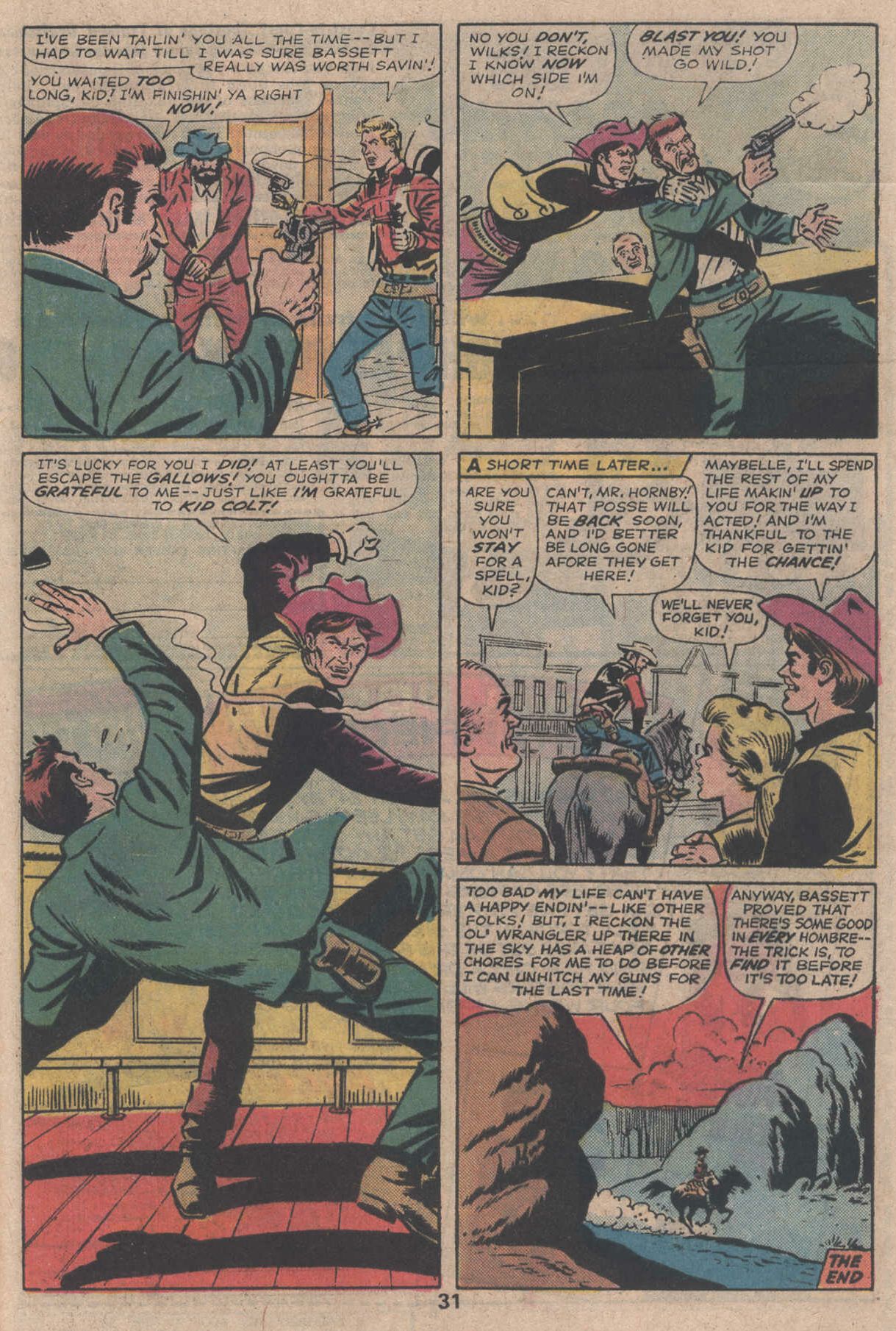Read online Kid Colt Outlaw comic -  Issue #195 - 33