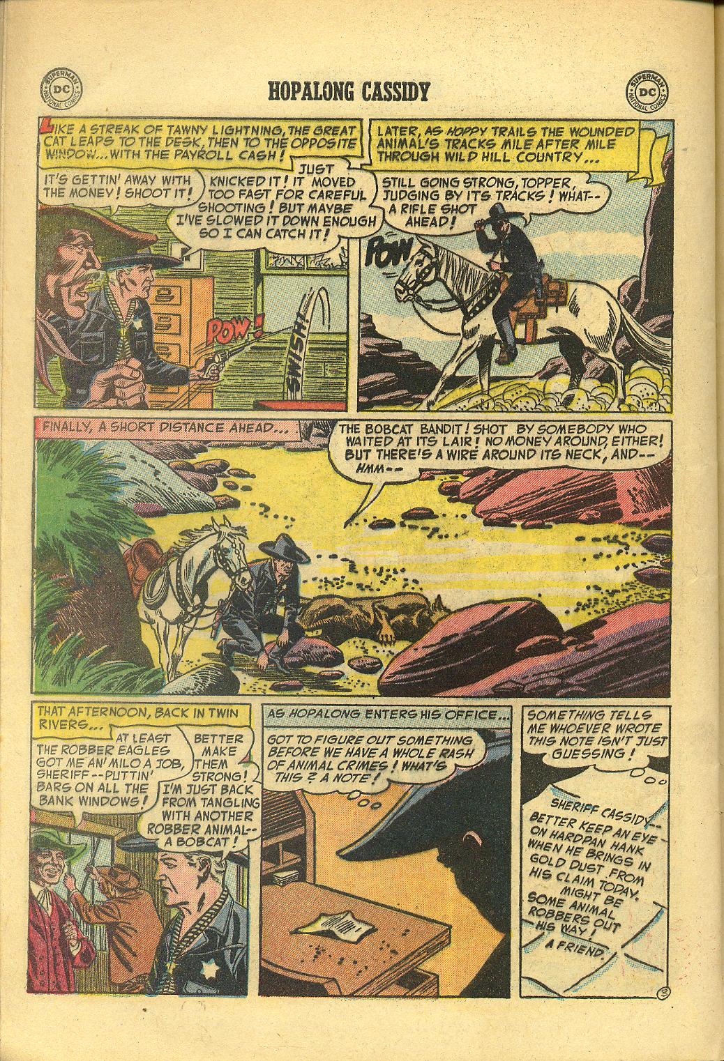 Read online Hopalong Cassidy comic -  Issue #87 - 28