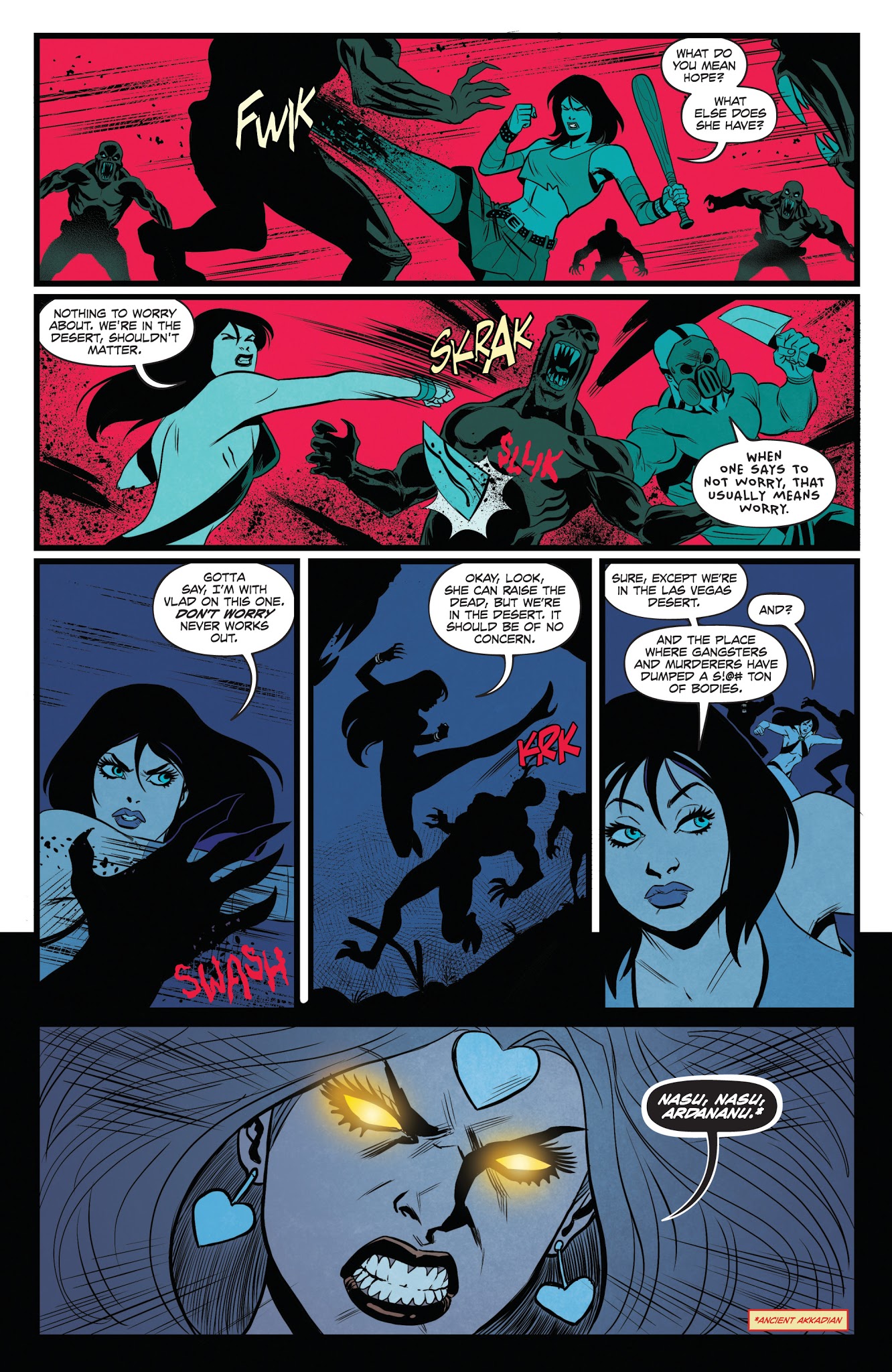 Read online Hack/Slash vs. Vampirella comic -  Issue #4 - 14