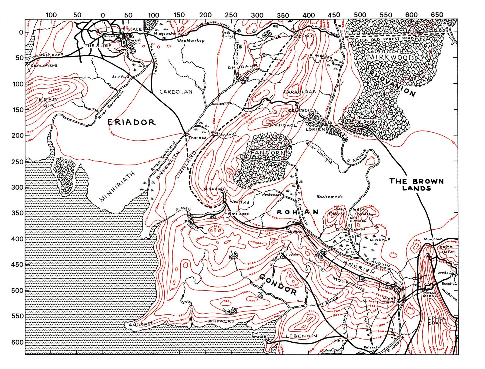 Read online Journeys of Frodo: An Atlas of J.R.R. Tolkien's The Lord of the Rings comic -  Issue # TPB - 10