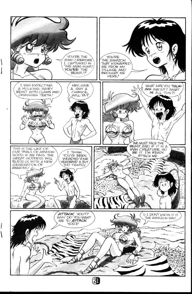 Read online Amazon Gazonga: Bad Girls Of The Jungle comic -  Issue # Full - 23
