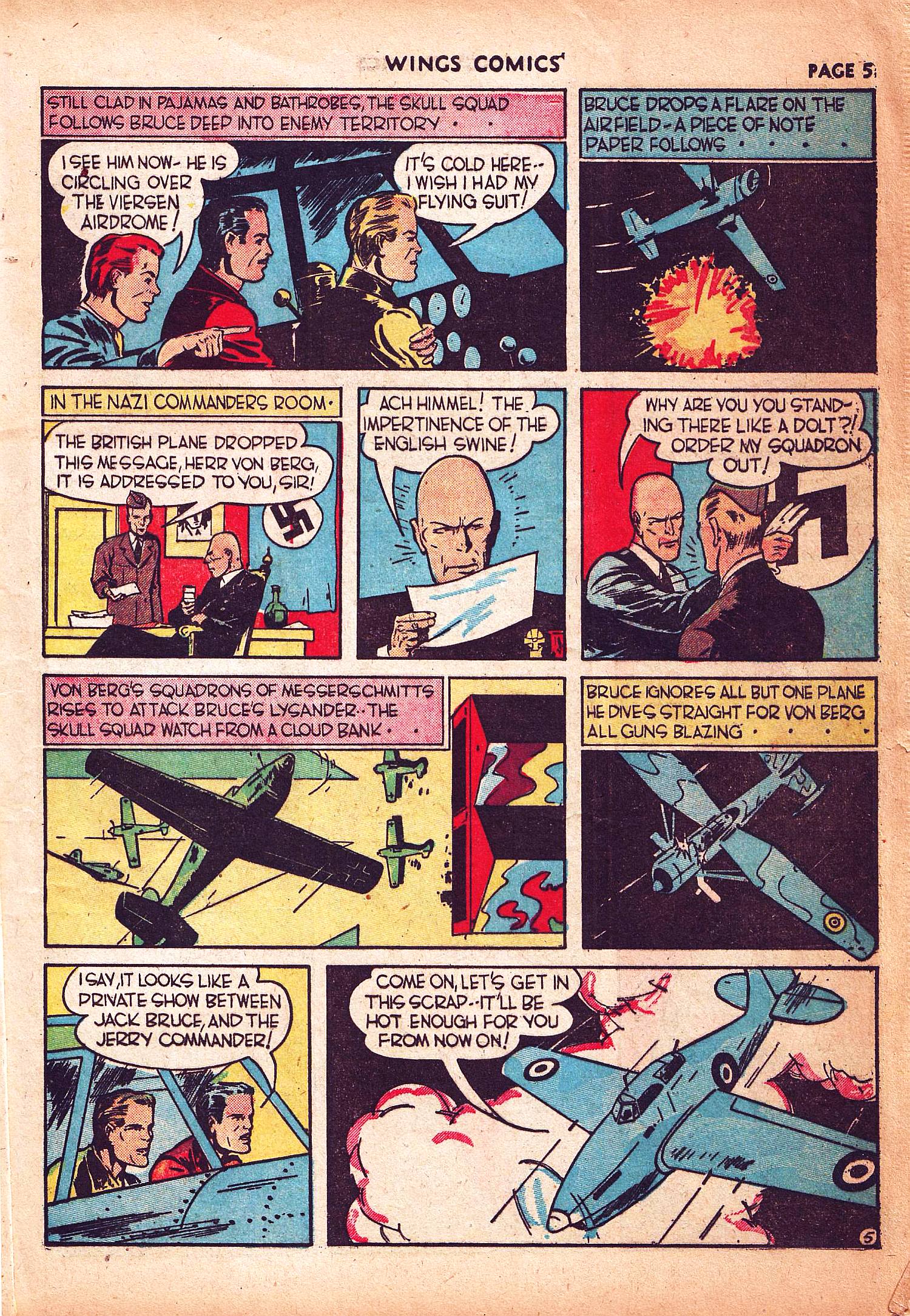 Read online Wings Comics comic -  Issue #3 - 7