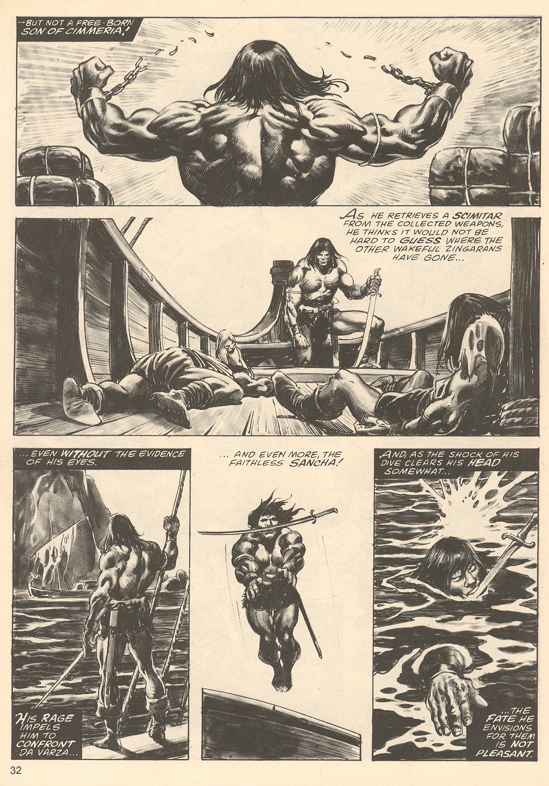 Read online The Savage Sword Of Conan comic -  Issue #67 - 32
