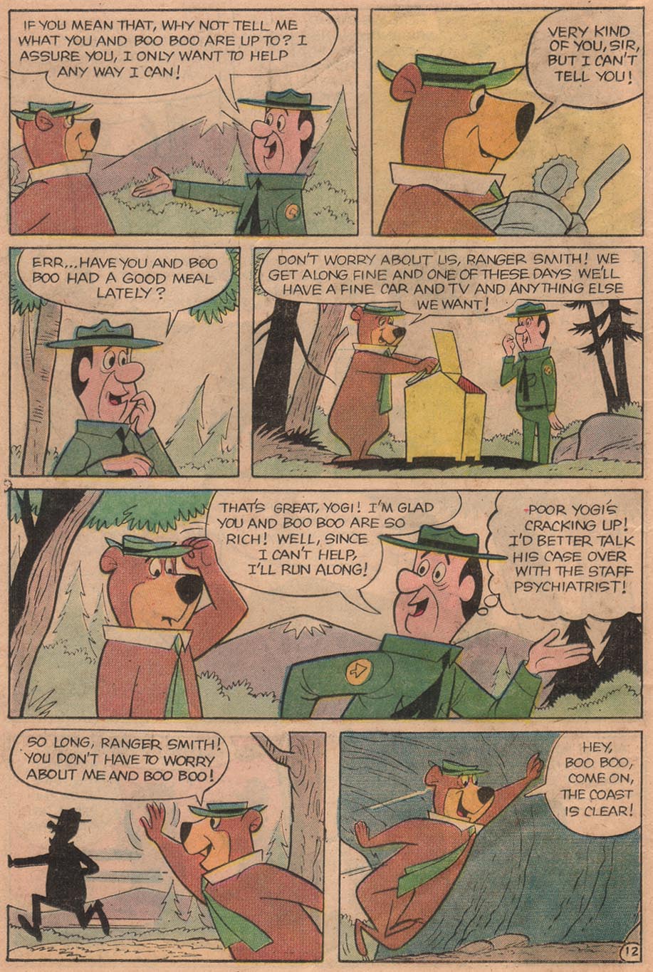 Read online Yogi Bear (1970) comic -  Issue #1 - 16