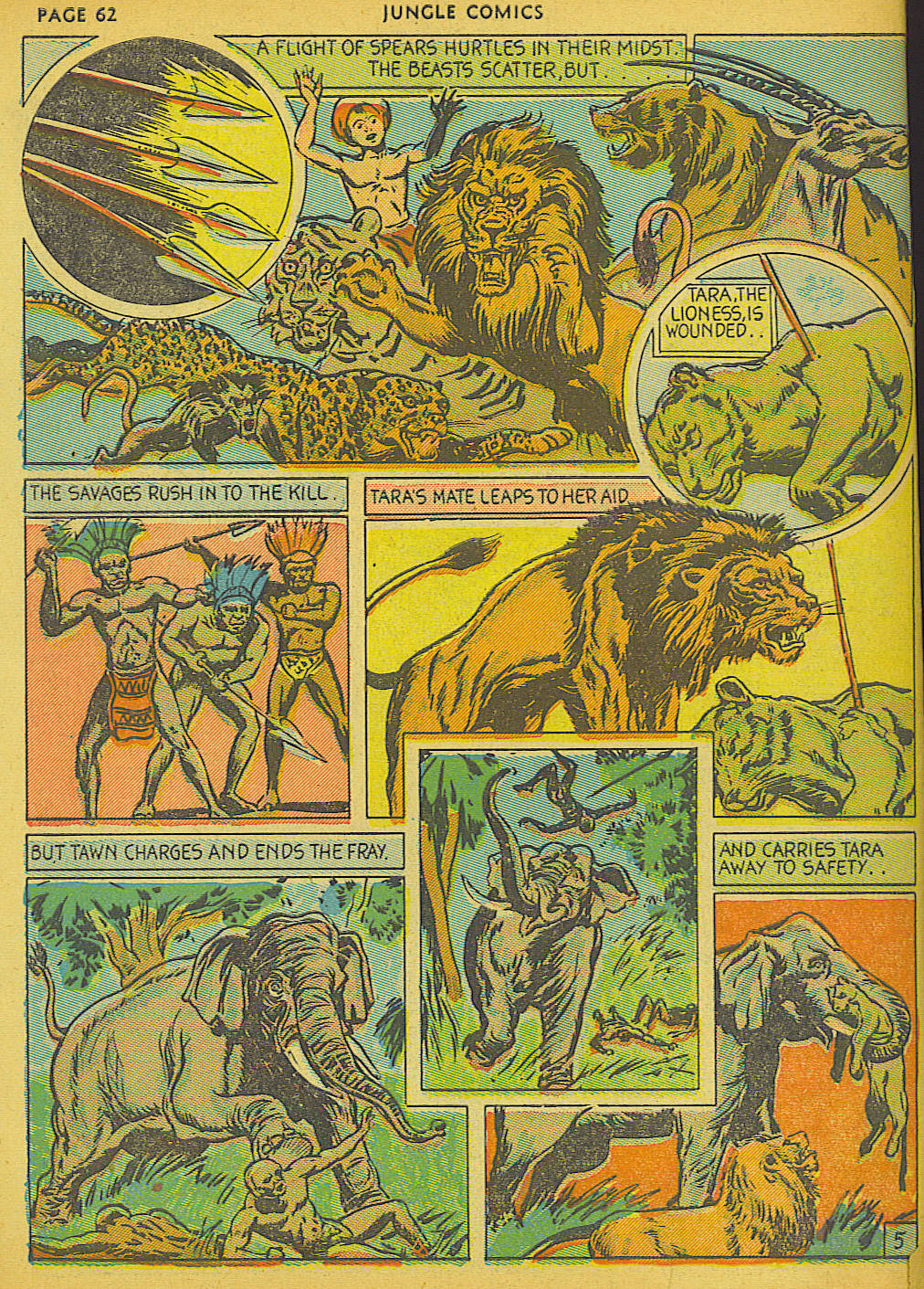 Read online Jungle Comics comic -  Issue #6 - 64