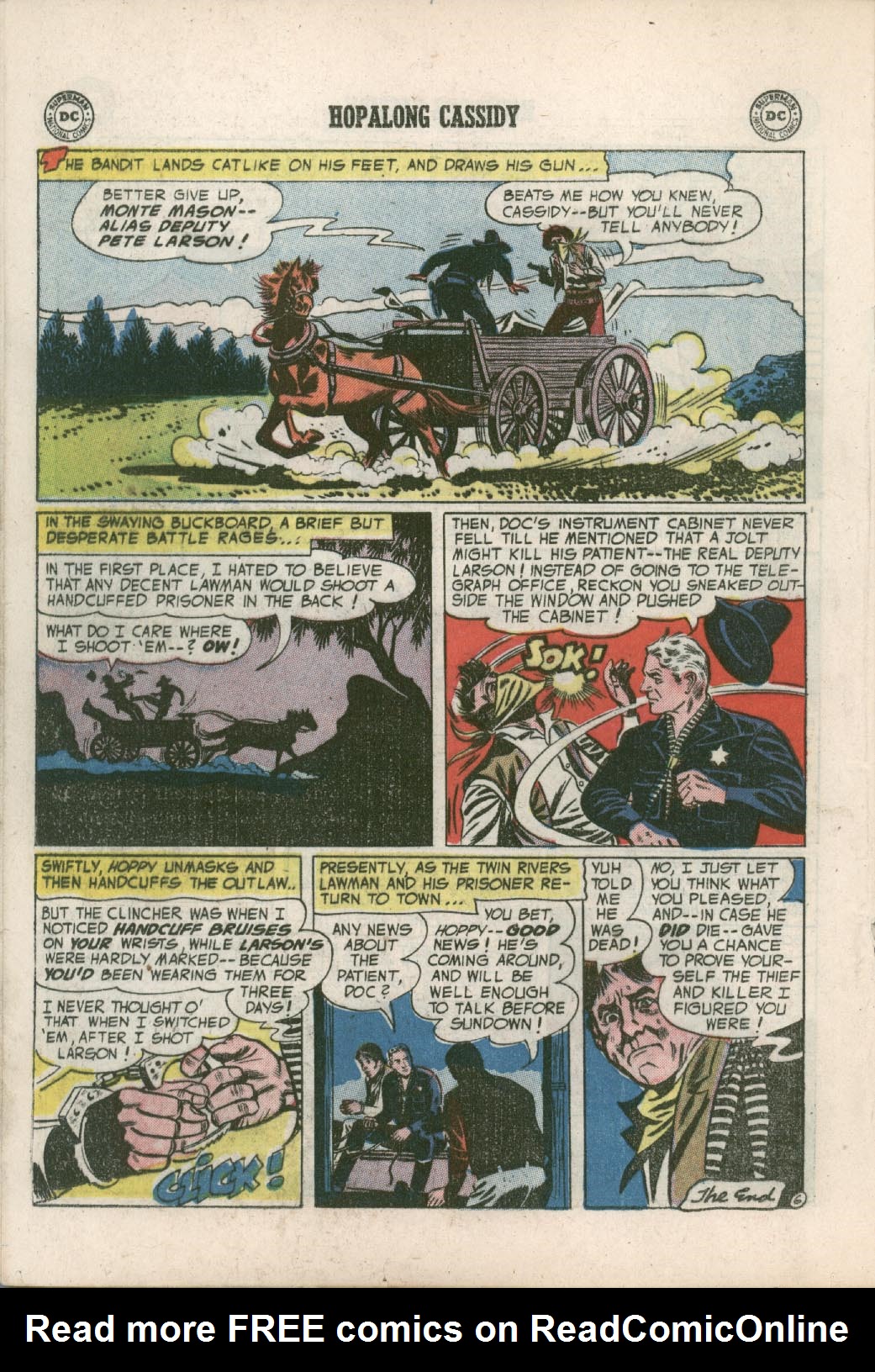 Read online Hopalong Cassidy comic -  Issue #96 - 20