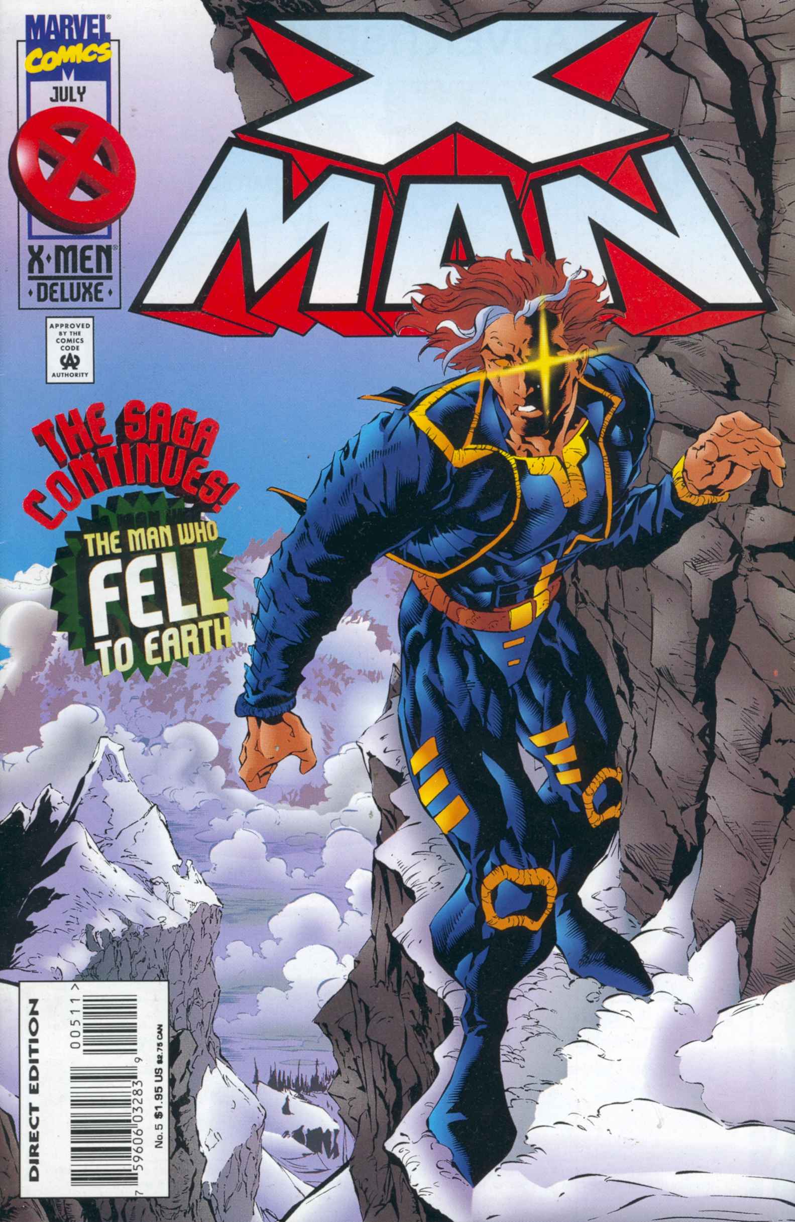 Read online X-Man comic -  Issue #5 - 1