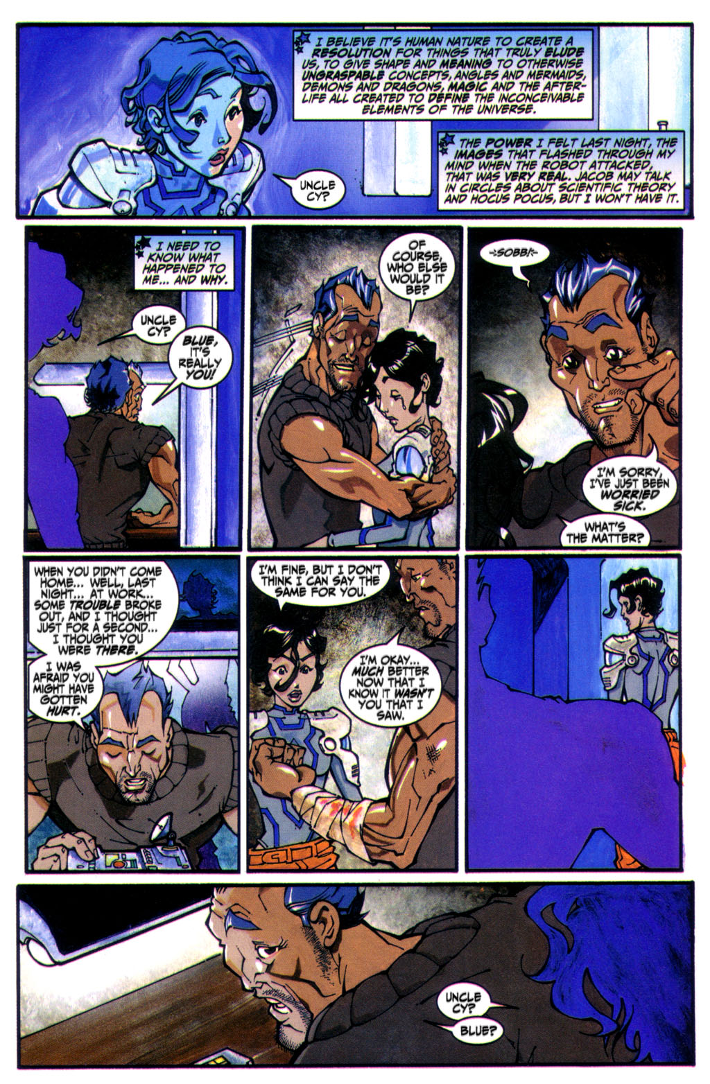 Read online Blue comic -  Issue #2 - 9