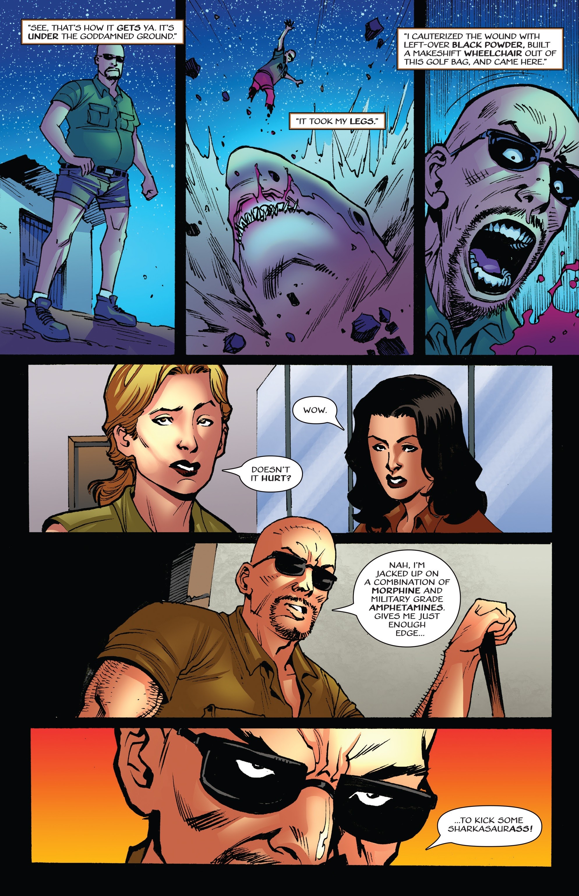 Read online Sharkasaurus comic -  Issue # TPB - 52