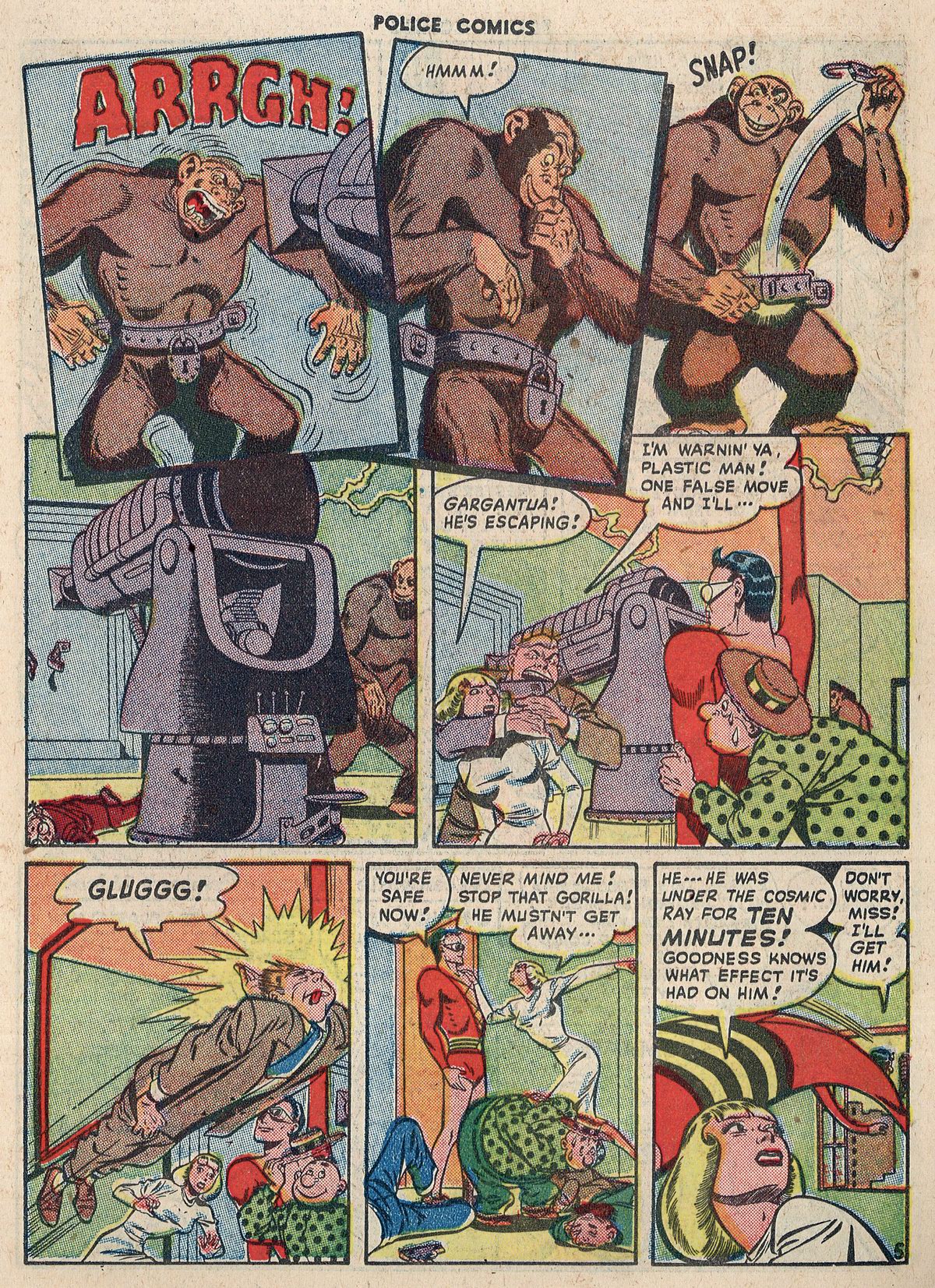 Read online Police Comics comic -  Issue #81 - 7