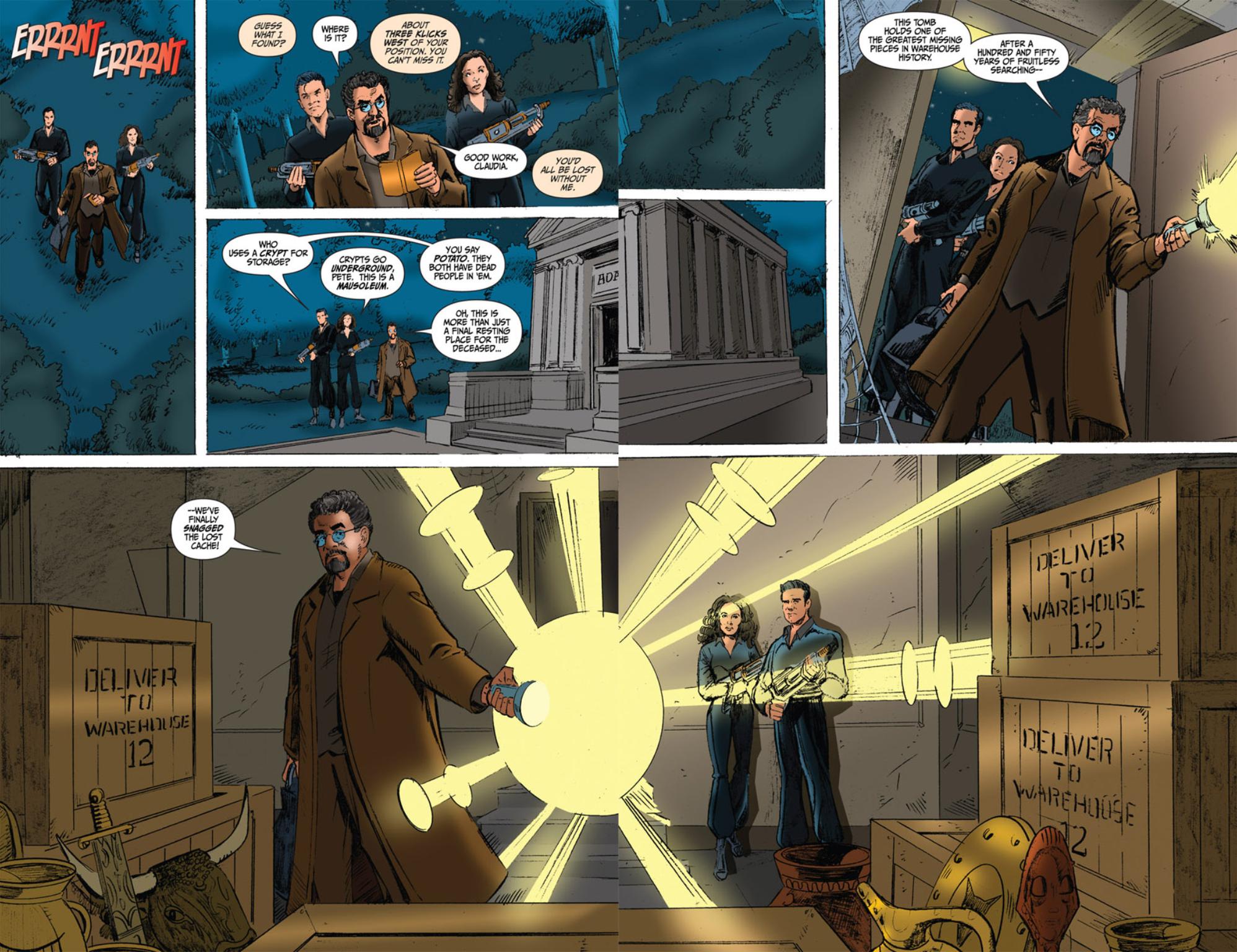 Read online Warehouse 13 comic -  Issue #5 - 13