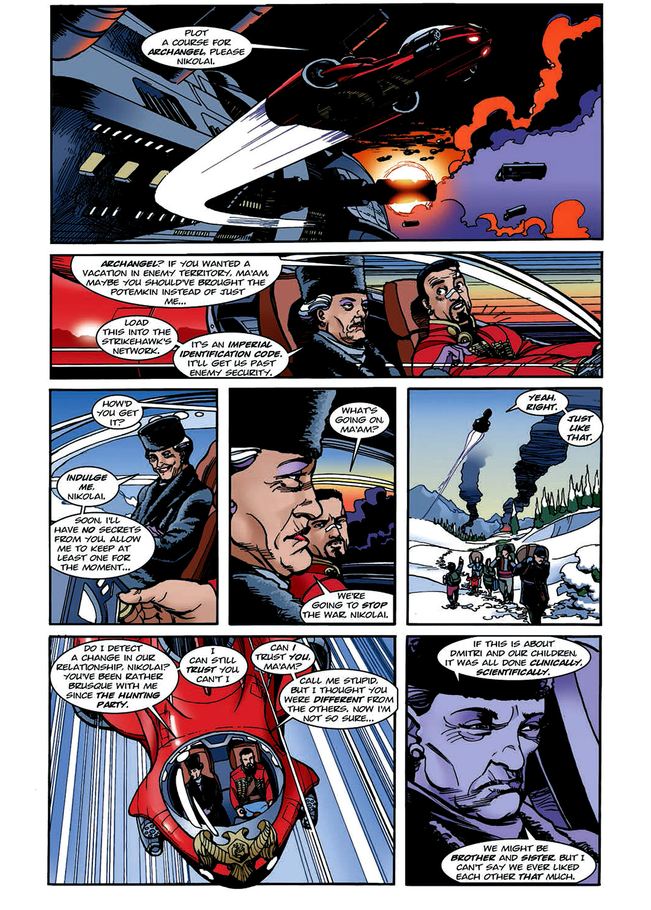 Read online Nikolai Dante comic -  Issue # TPB 4 - 118