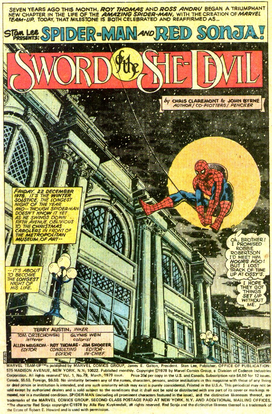Read online Marvel Team-Up (1972) comic -  Issue #79 - 2