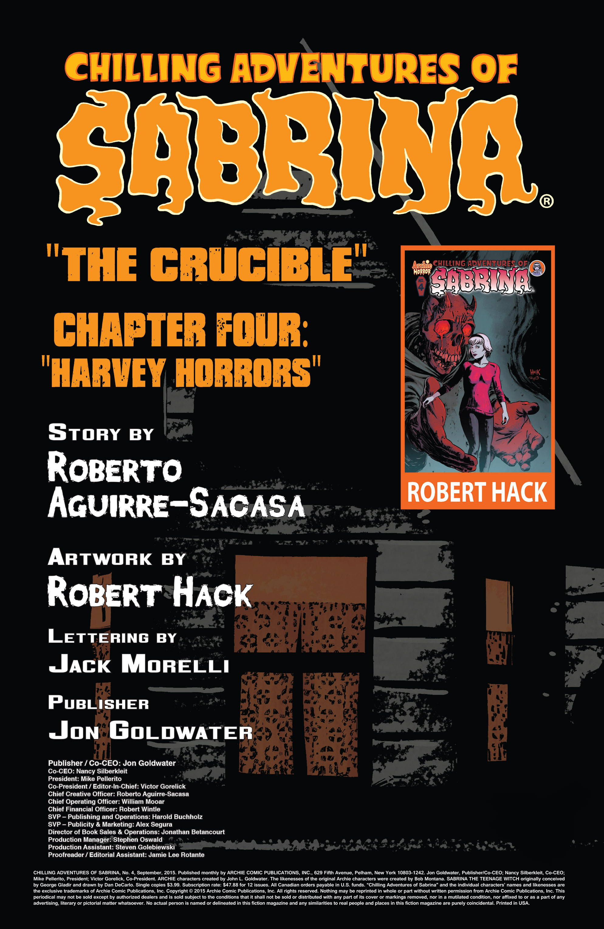 Read online Chilling Adventures of Sabrina comic -  Issue #4 - 2