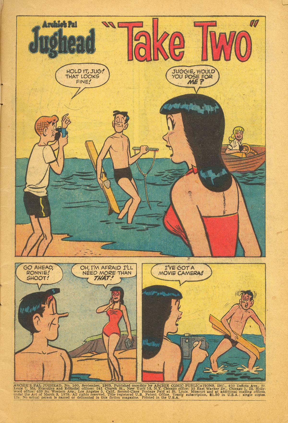 Read online Archie's Pal Jughead comic -  Issue #100 - 3