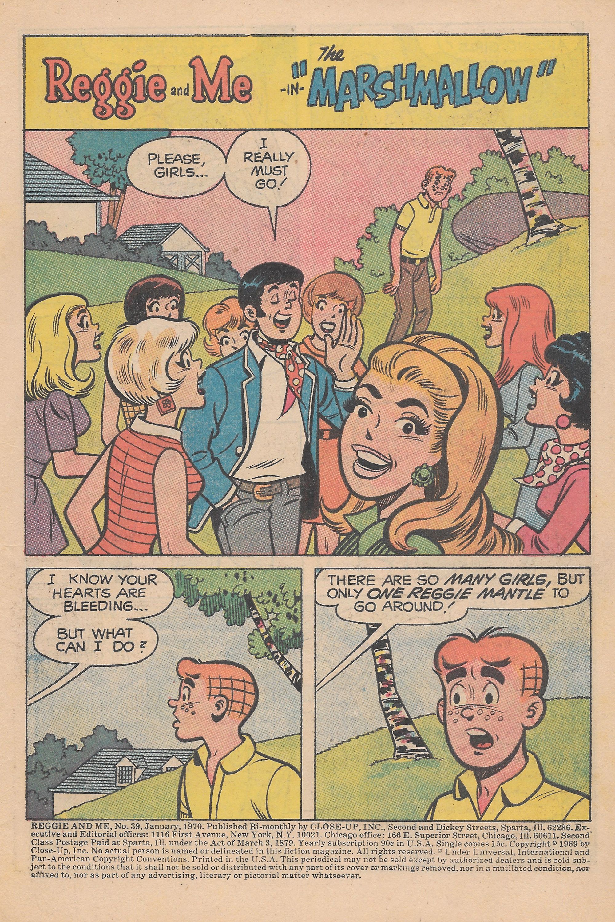 Read online Reggie and Me (1966) comic -  Issue #39 - 3