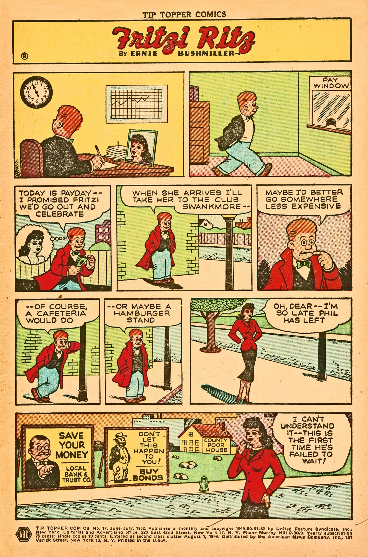 Read online Tip Topper Comics comic -  Issue #17 - 3