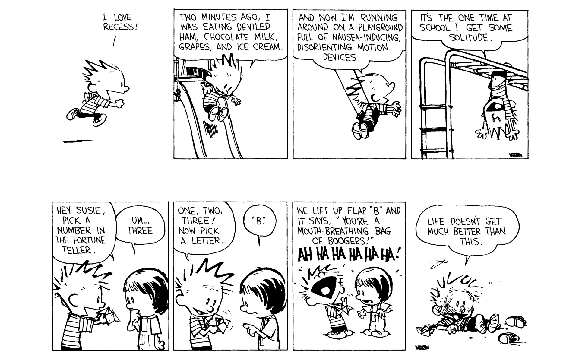 Read online Calvin and Hobbes comic -  Issue #8 - 169