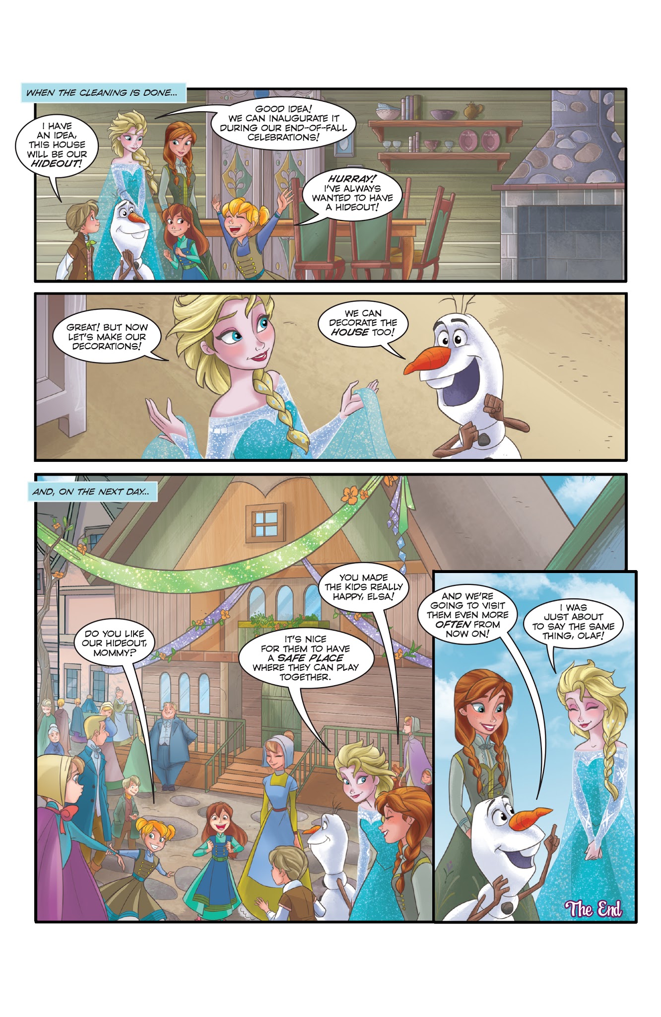 Read online Disney Frozen comic -  Issue #4 - 31