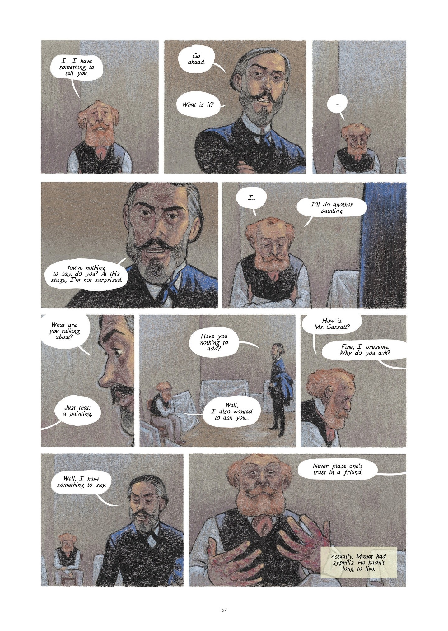 Read online Degas and Cassatt: The Dance of Solitude comic -  Issue # TPB - 56