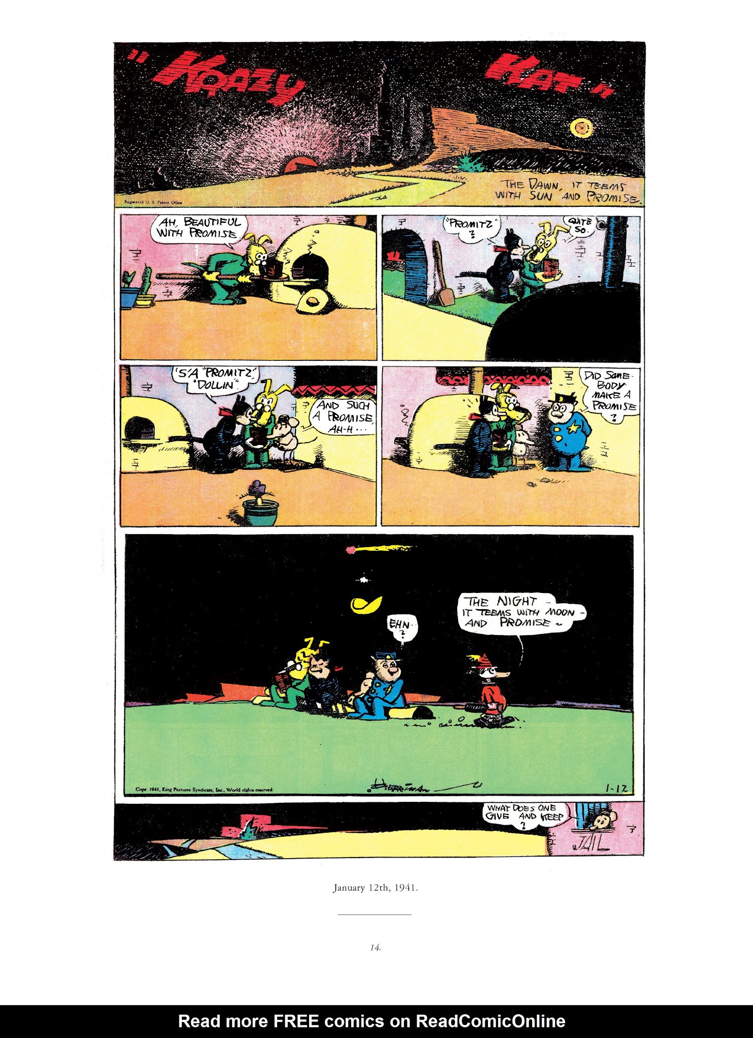 Read online Krazy & Ignatz comic -  Issue # TPB 12 - 13