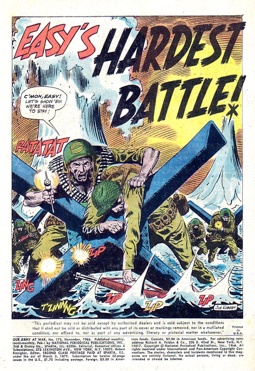 Read online Our Army at War (1952) comic -  Issue #173 - 3