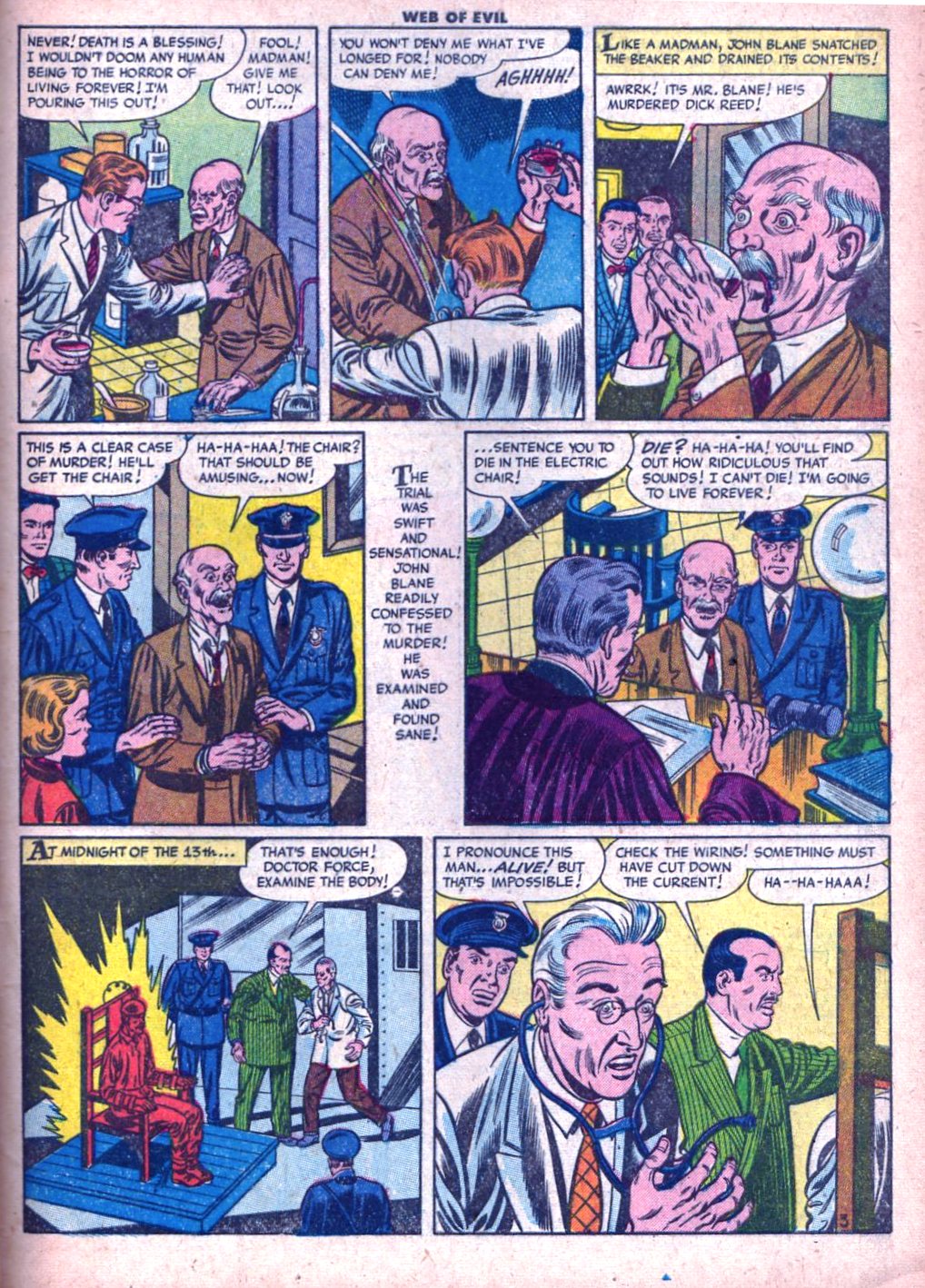 Read online Web of Evil comic -  Issue #7 - 29