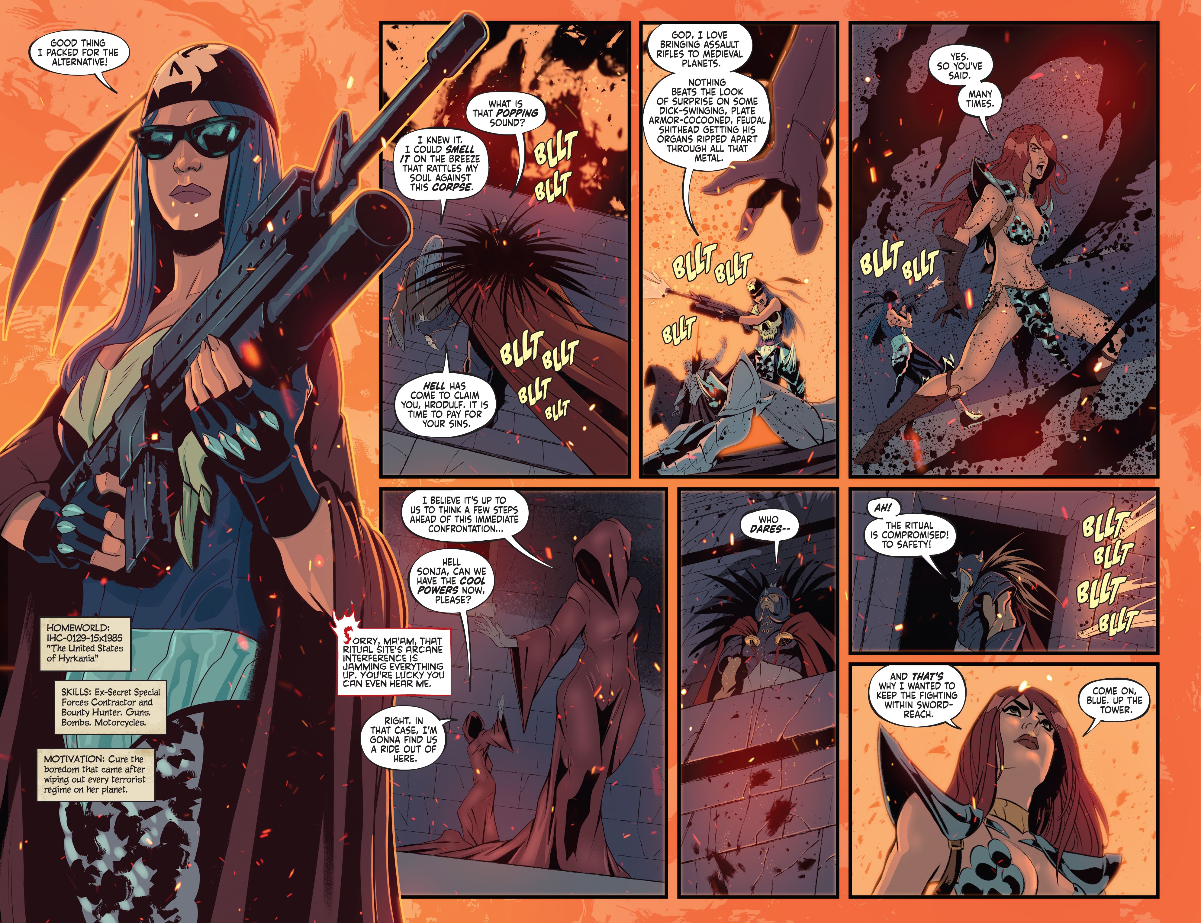 Read online Hell Sonja comic -  Issue #1 - 10
